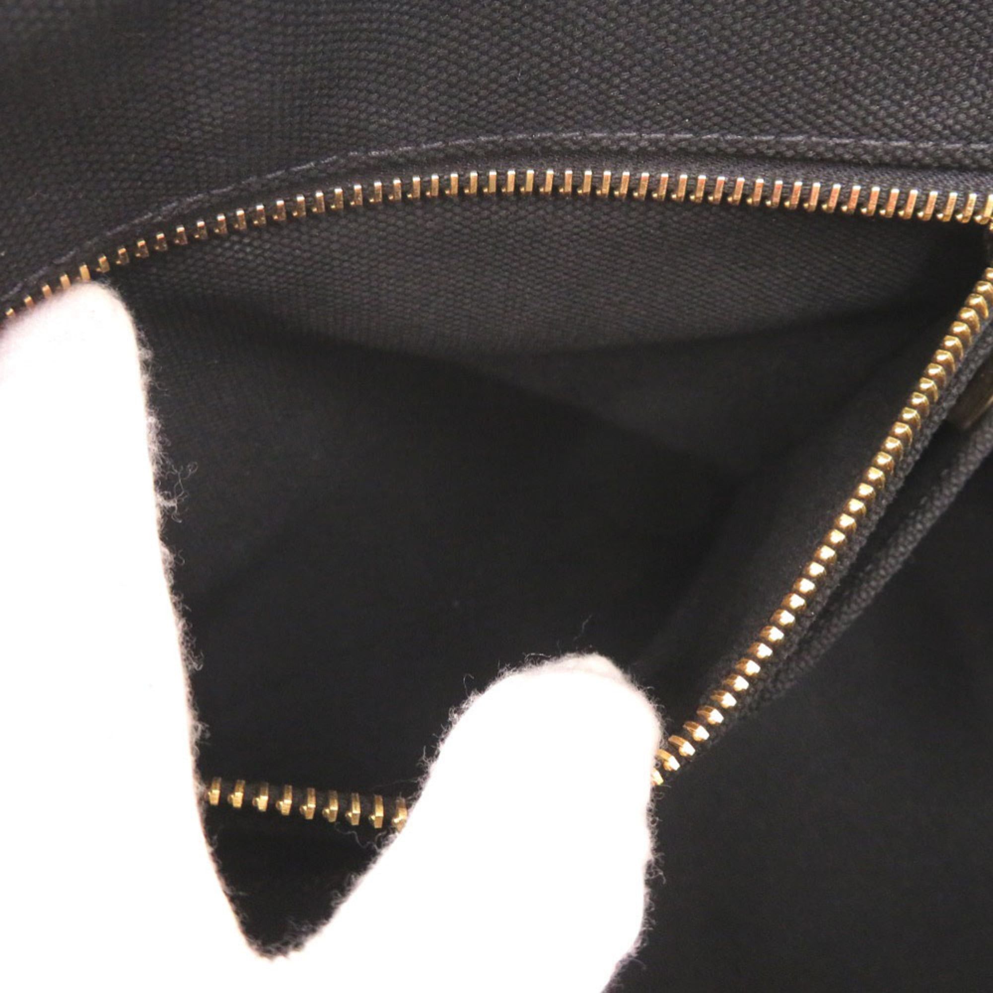 Prada Excellent condition Prada Canapa canvas black 2-way tote bag, shoulder and handbag, 0644 Size ONE SIZE - 8 Thumbnail