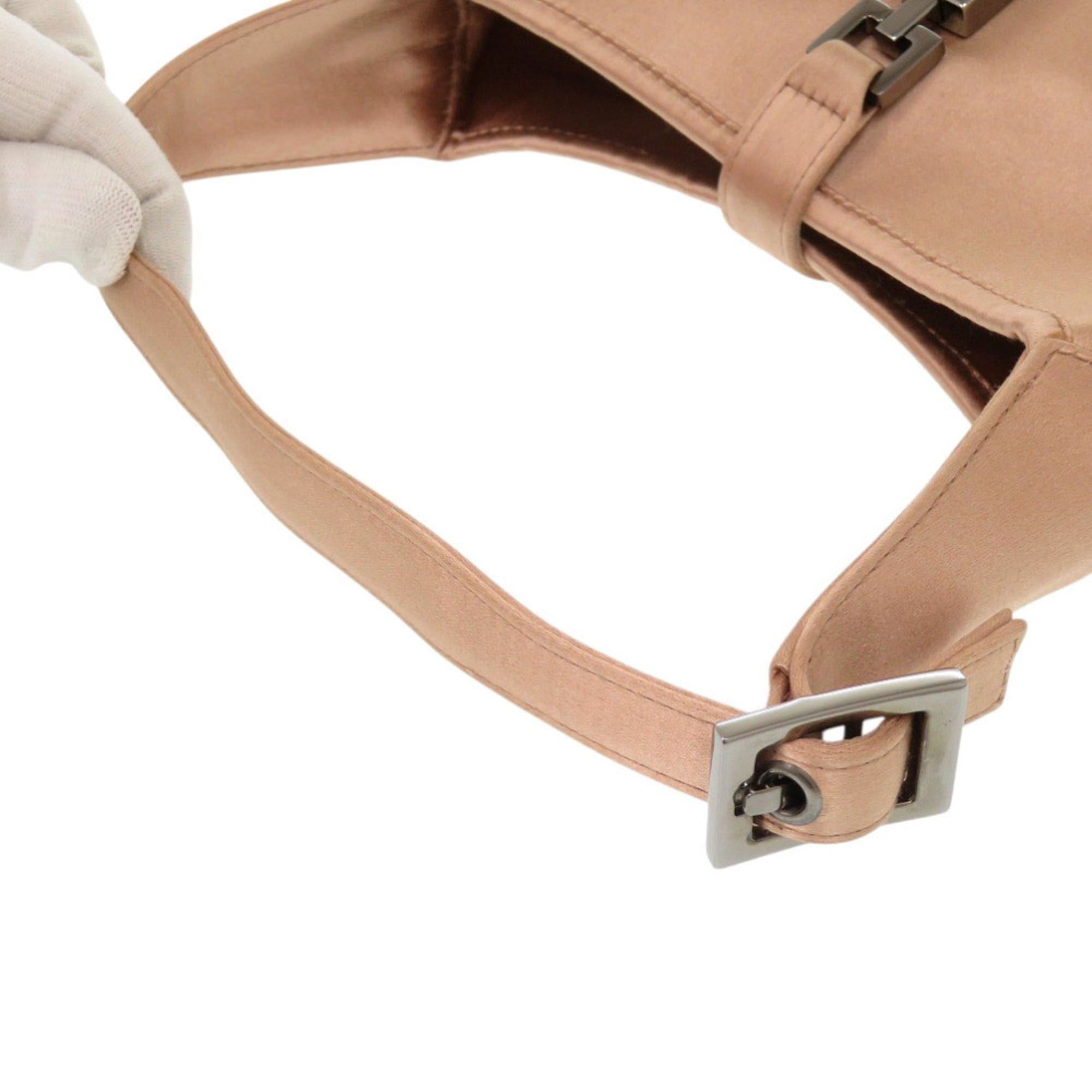 Gucci Excellent condition Gucci Vintage Jackie 005 0775 Satin Pink Handbag 1000 Size ONE SIZE - 6 Thumbnail