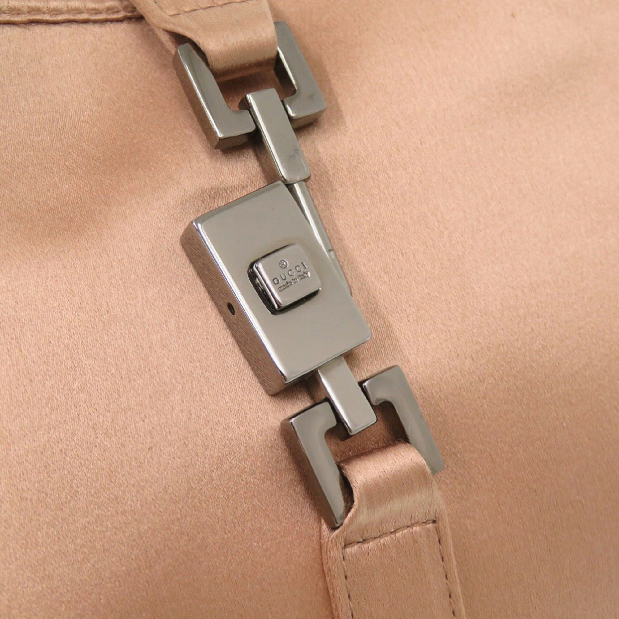 Gucci Excellent condition Gucci Vintage Jackie 005 0775 Satin Pink Handbag 1000 Size ONE SIZE - 8 Thumbnail