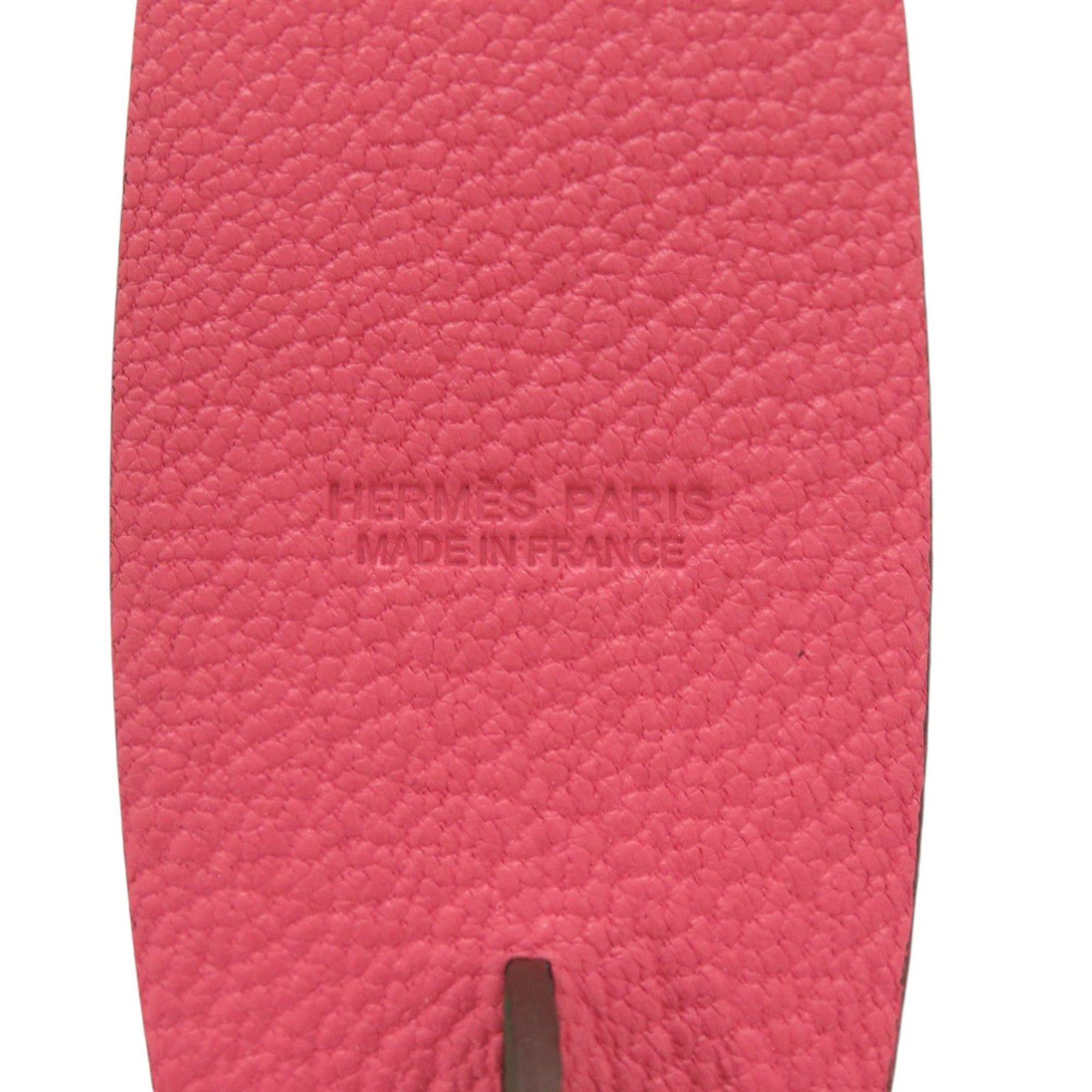 Hermes Hermes Like new Hermès Surfboard Bag Charm Chevre Mysore Rose Lipstick Lime Keychain Pink 1185 Size ONE SIZE - 6 Thumbnail