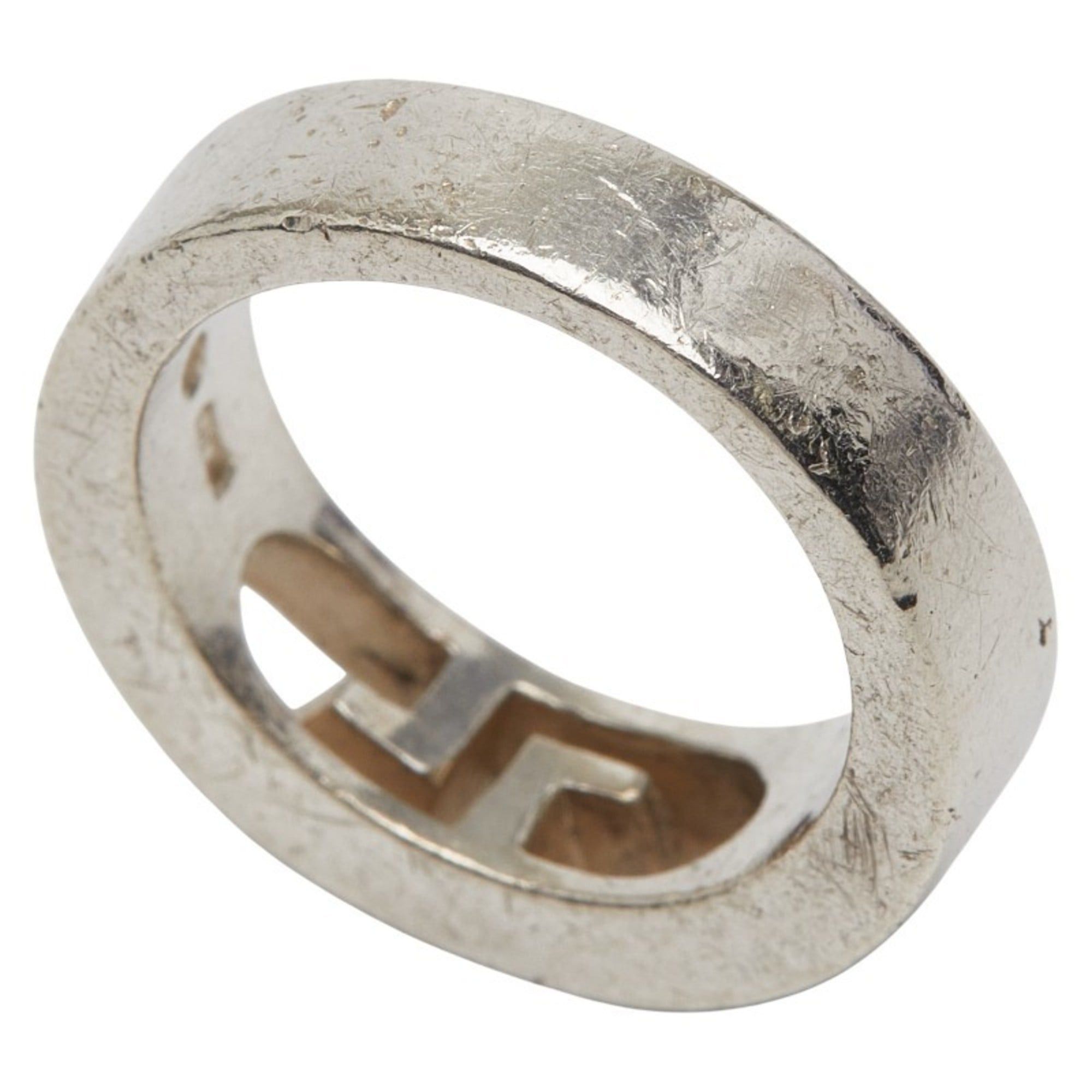 Gucci Gucci Double G Ring #11 SV925 Silver Women's GUCCI Size ONE SIZE - 4 Thumbnail
