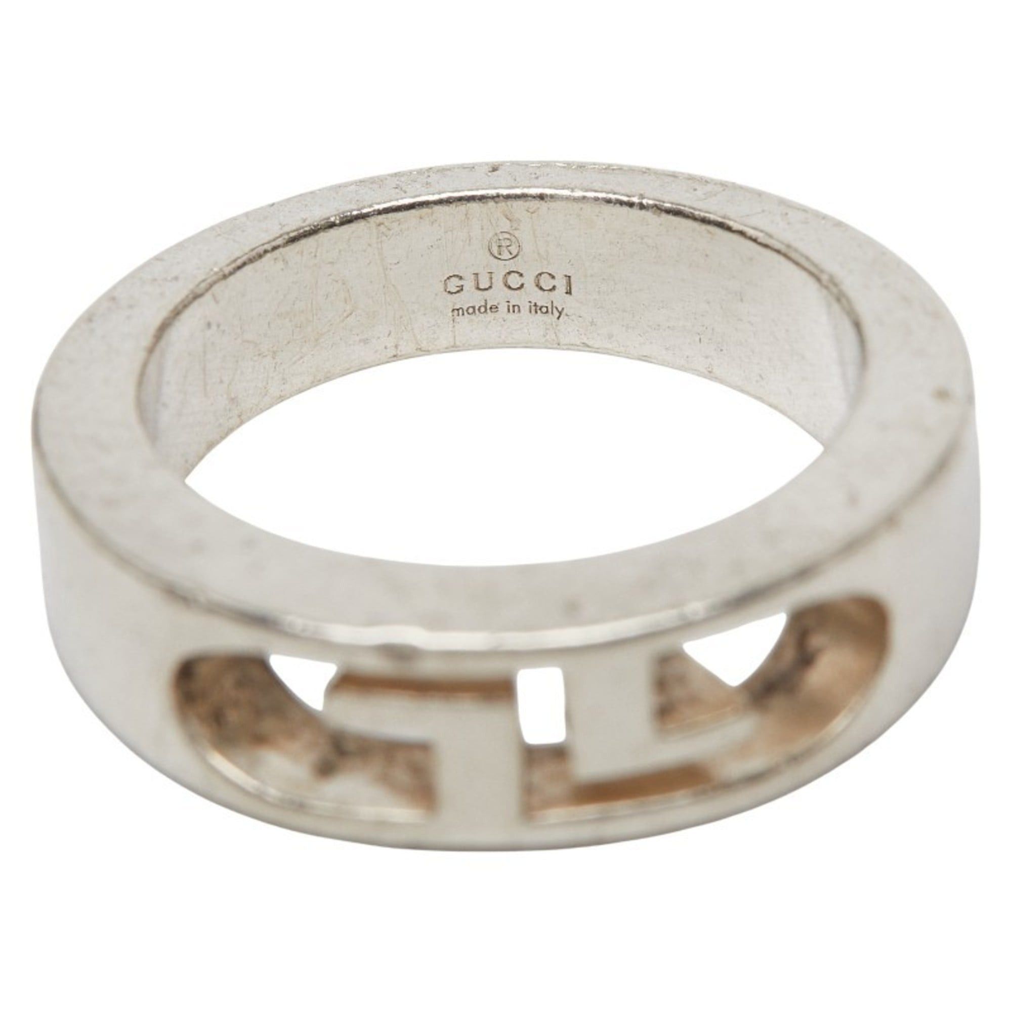 Gucci Gucci Double G Ring #11 SV925 Silver Women's GUCCI Size ONE SIZE - 6 Thumbnail