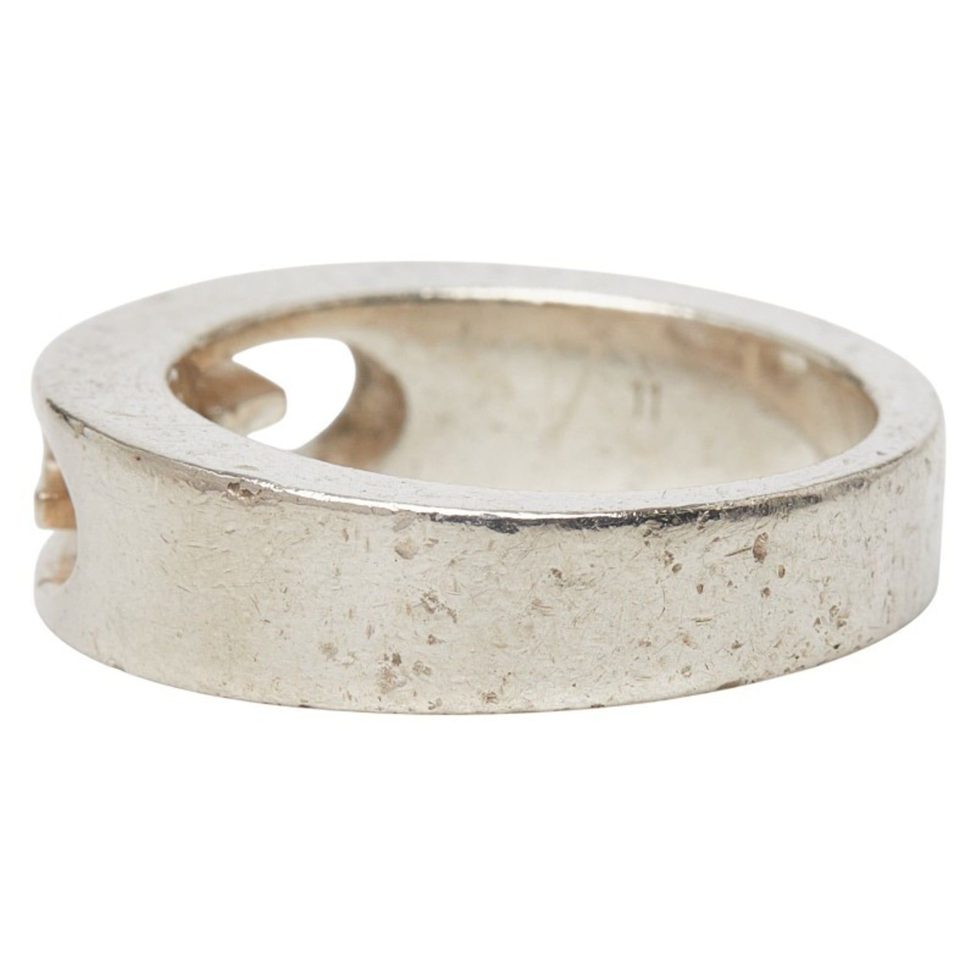 Gucci Gucci Double G Ring #11 SV925 Silver Women's GUCCI Size ONE SIZE - 3 Thumbnail