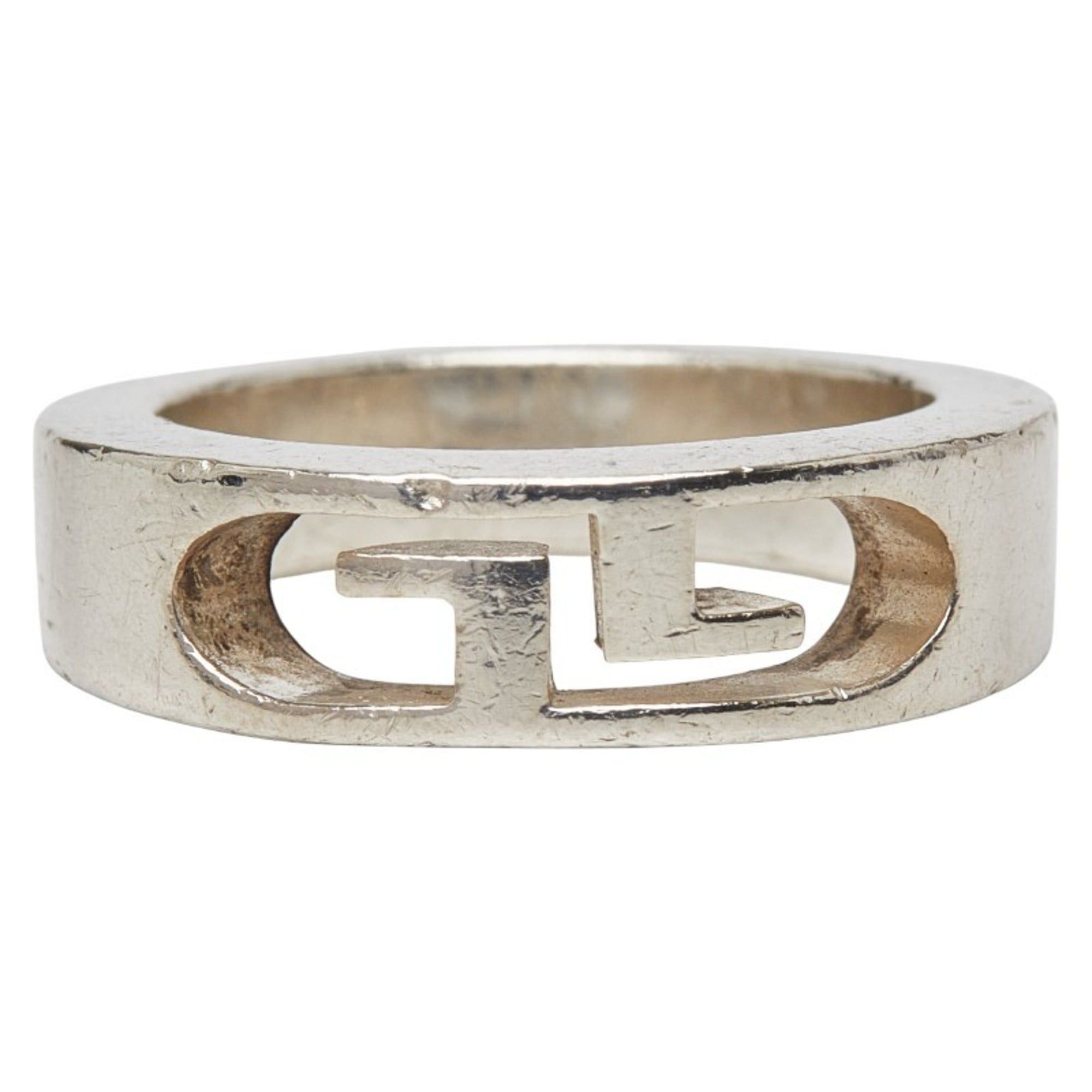 Gucci Gucci Double G Ring #11 SV925 Silver Women's GUCCI Size ONE SIZE - 2 Thumbnail
