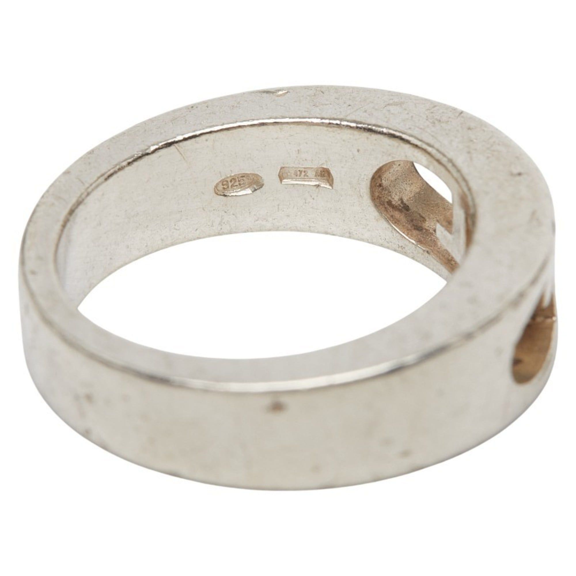 Gucci Gucci Double G Ring #11 SV925 Silver Women's GUCCI Size ONE SIZE - 7 Thumbnail