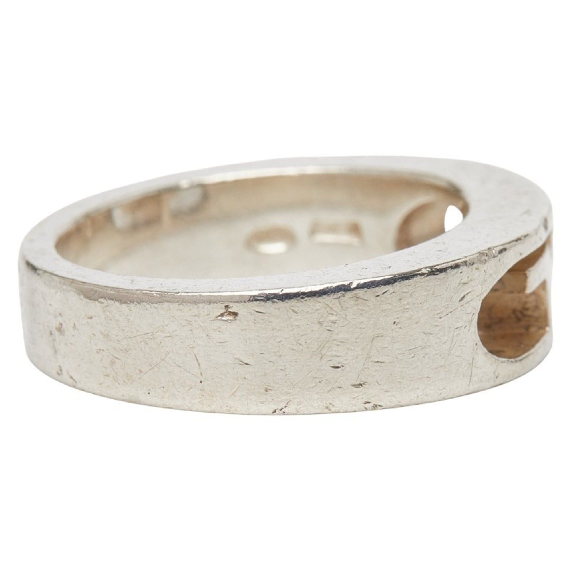 Gucci Gucci Double G Ring #11 SV925 Silver Women's GUCCI Size ONE SIZE - 5 Thumbnail