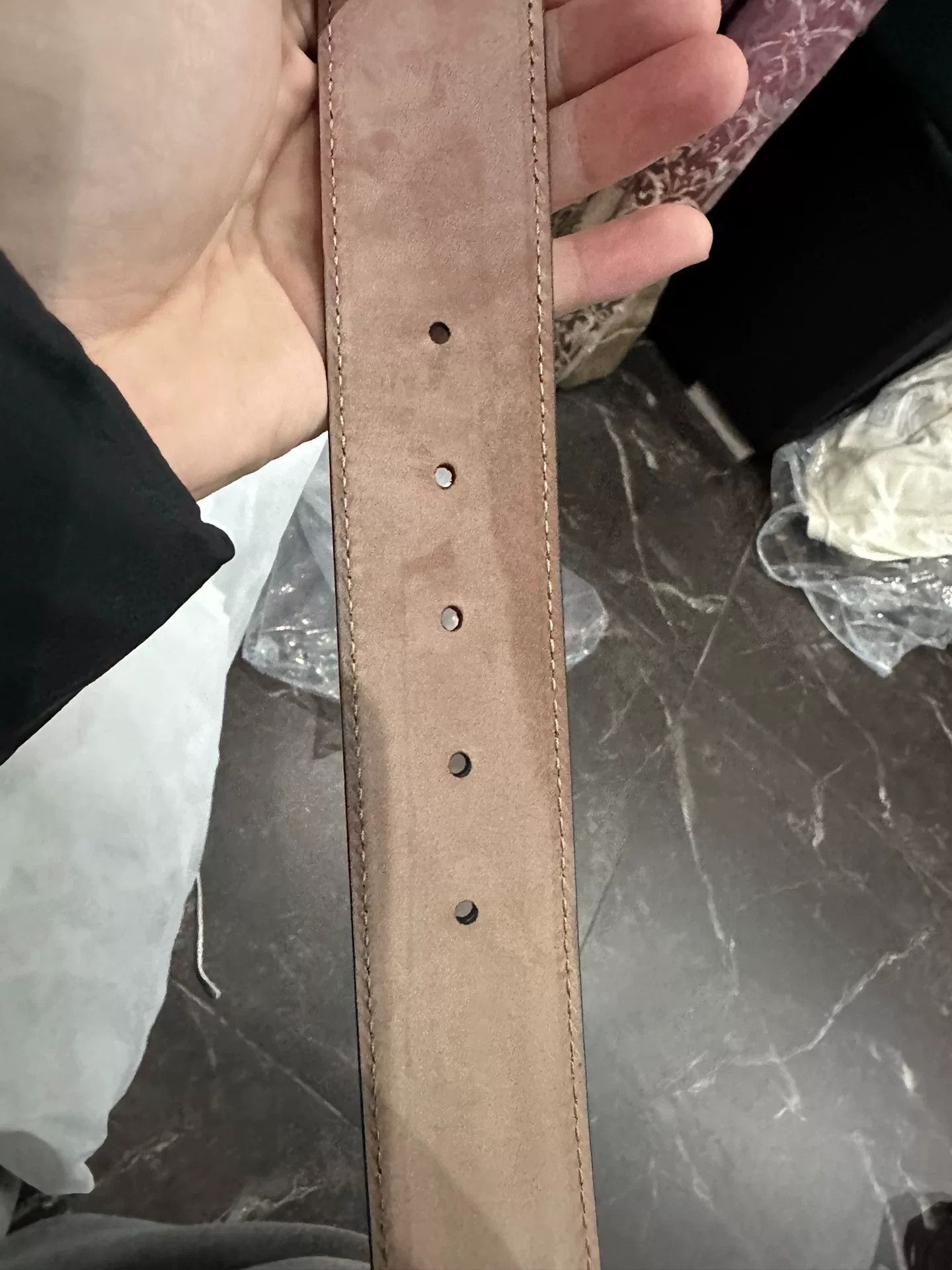 Gucci Gucci Double G Smooth Buckle Leather Belt Size ONE SIZE - 6 Thumbnail