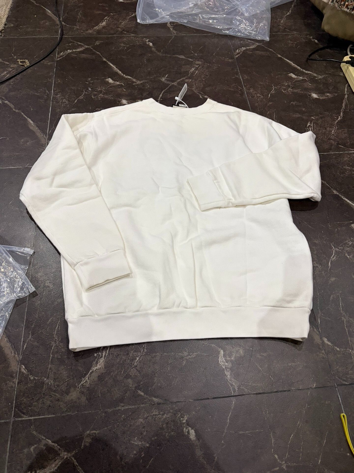 Gucci Gucci White Tennis Racket Sweatshirt Size US L / EU 52-54 / 3 - 6 Thumbnail
