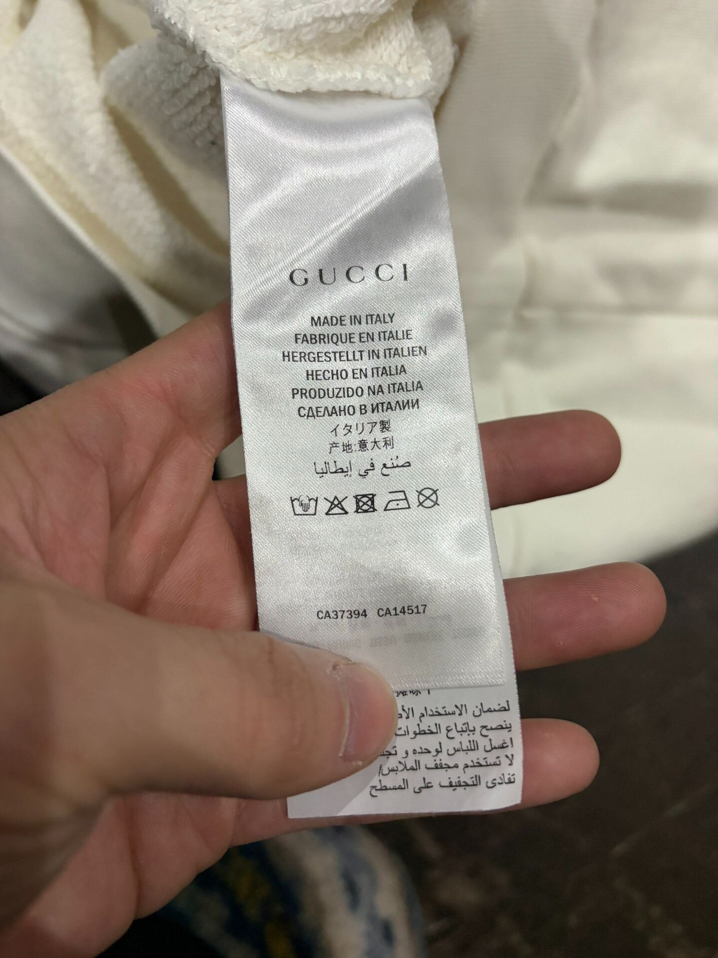 Gucci Gucci White Tennis Racket Sweatshirt Size US L / EU 52-54 / 3 - 4 Thumbnail