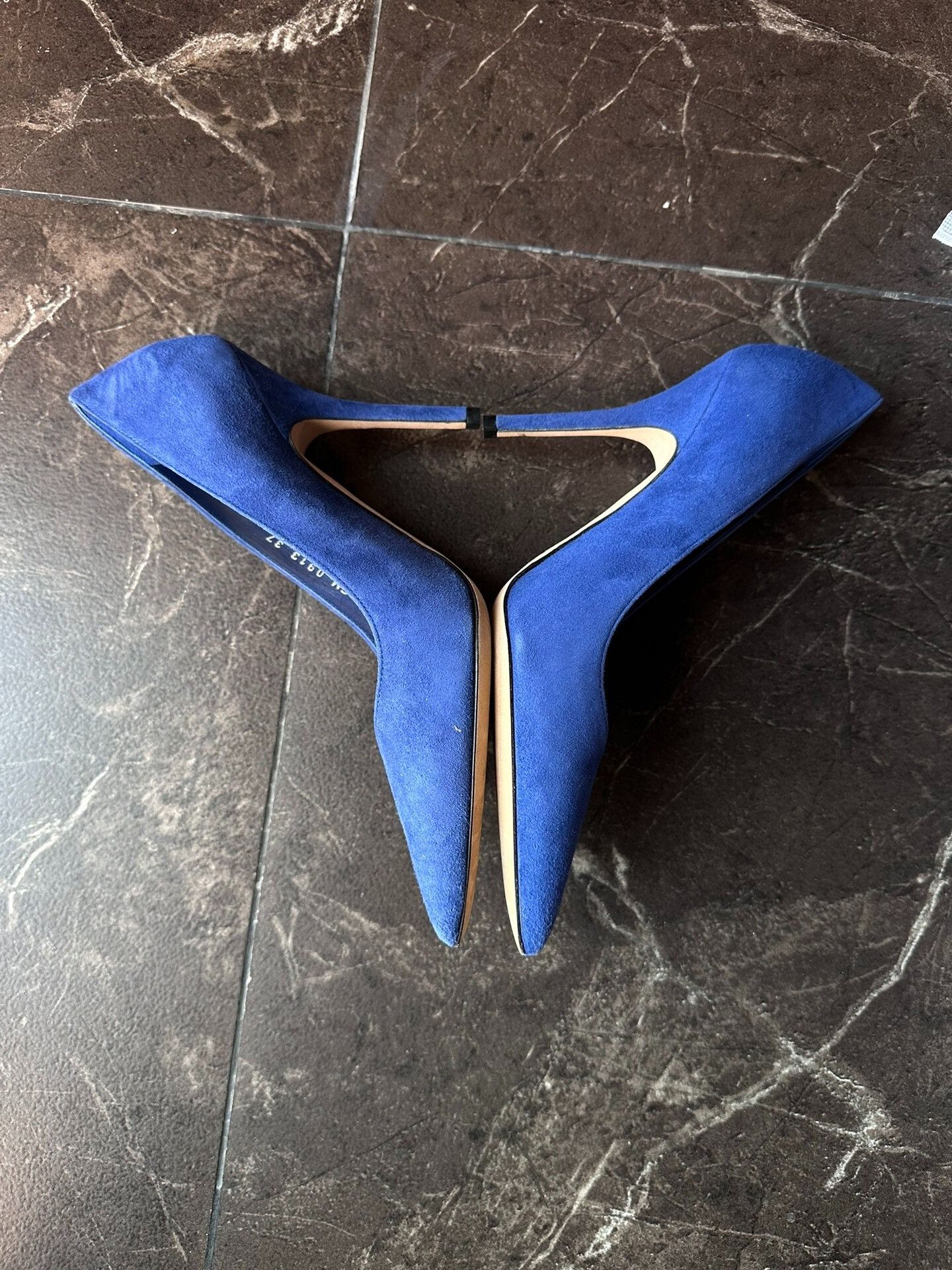 Dior Dior Blue Suede High Heels Size US 6 / IT 36 - 4 Thumbnail