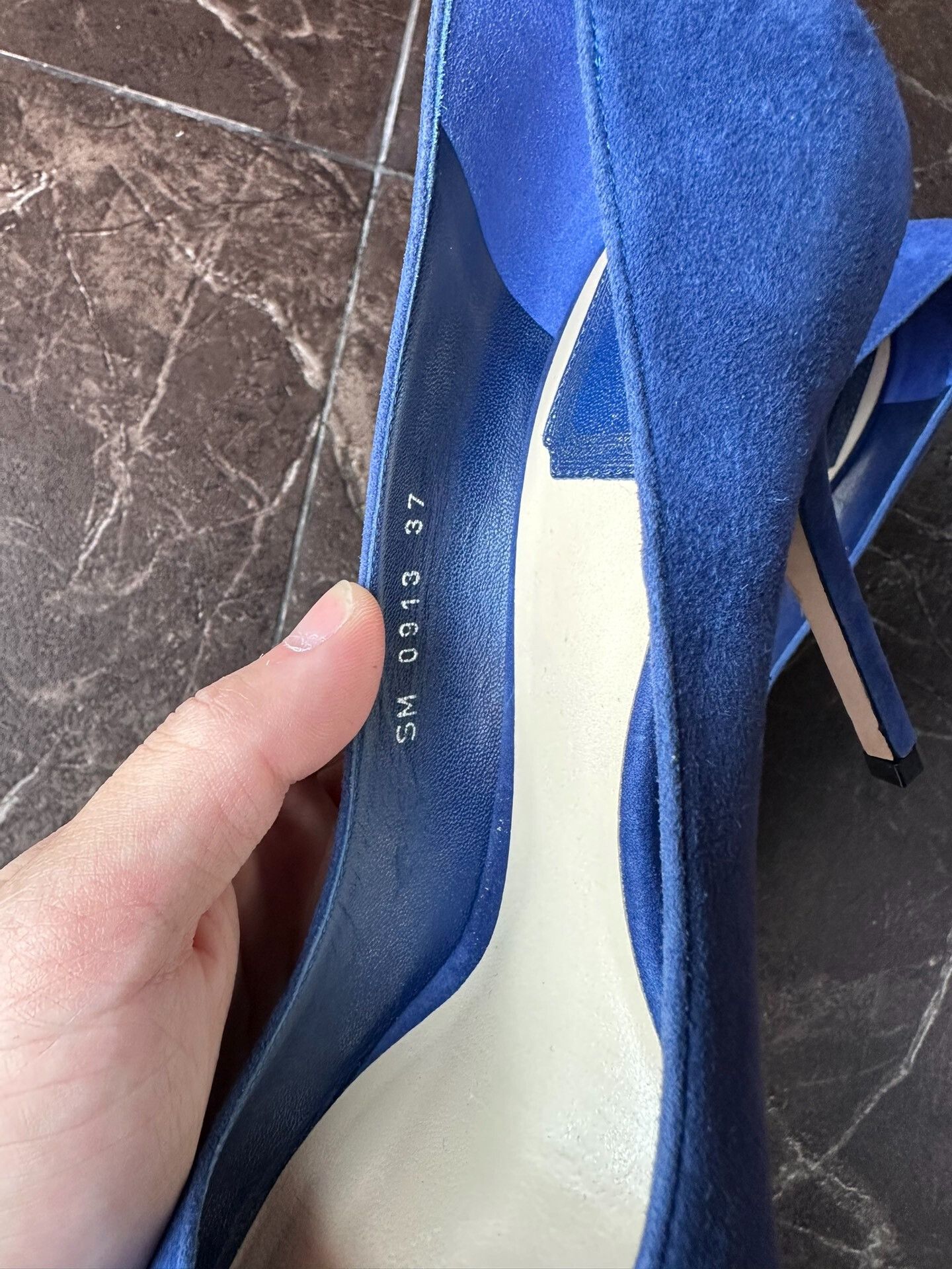 Dior Dior Blue Suede High Heels Size US 6 / IT 36 - 3 Thumbnail