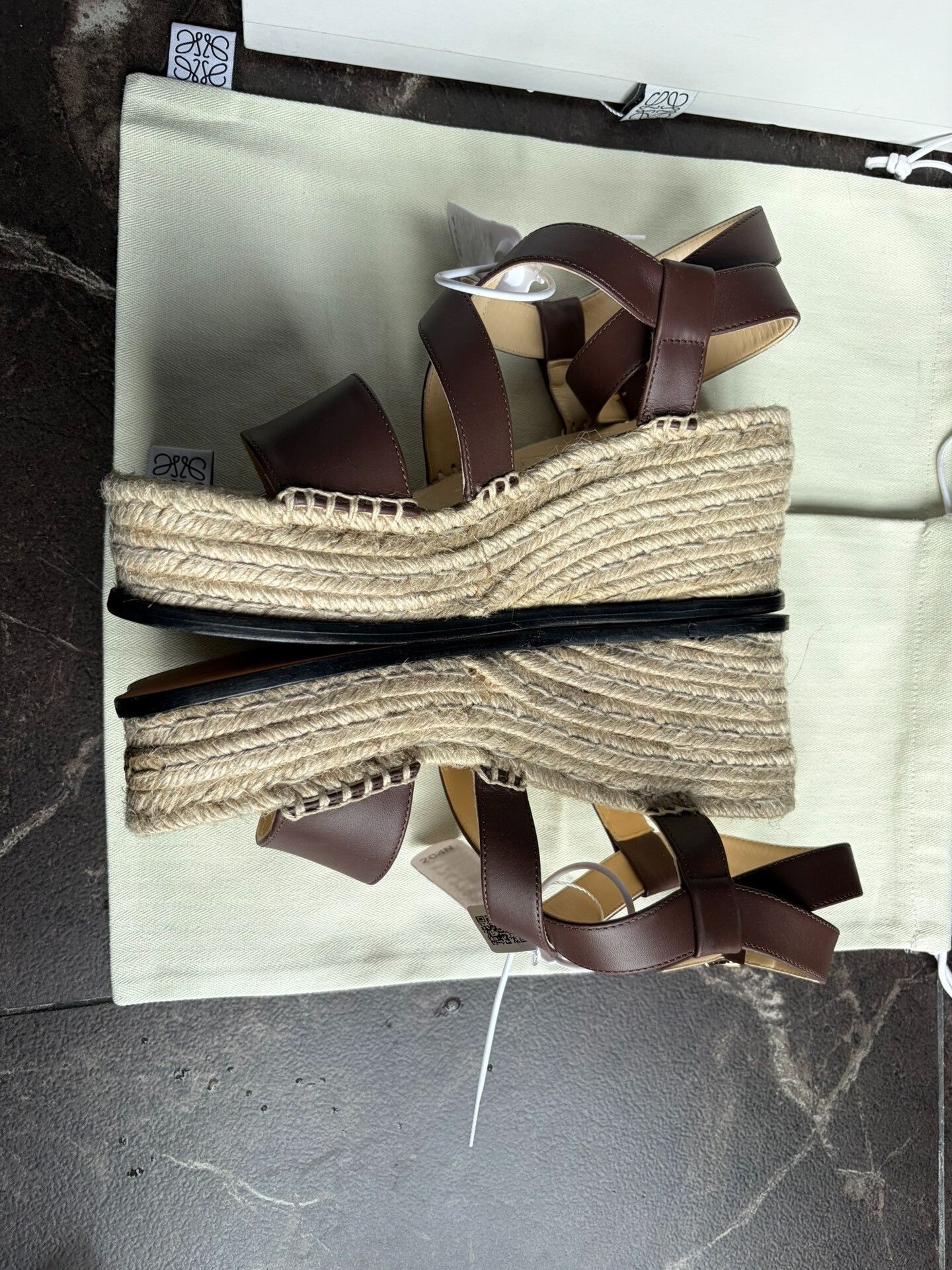 Loewe LOEWE Petal Wedge Slingback Sandals Size US 8 / IT 38 - 3 Thumbnail