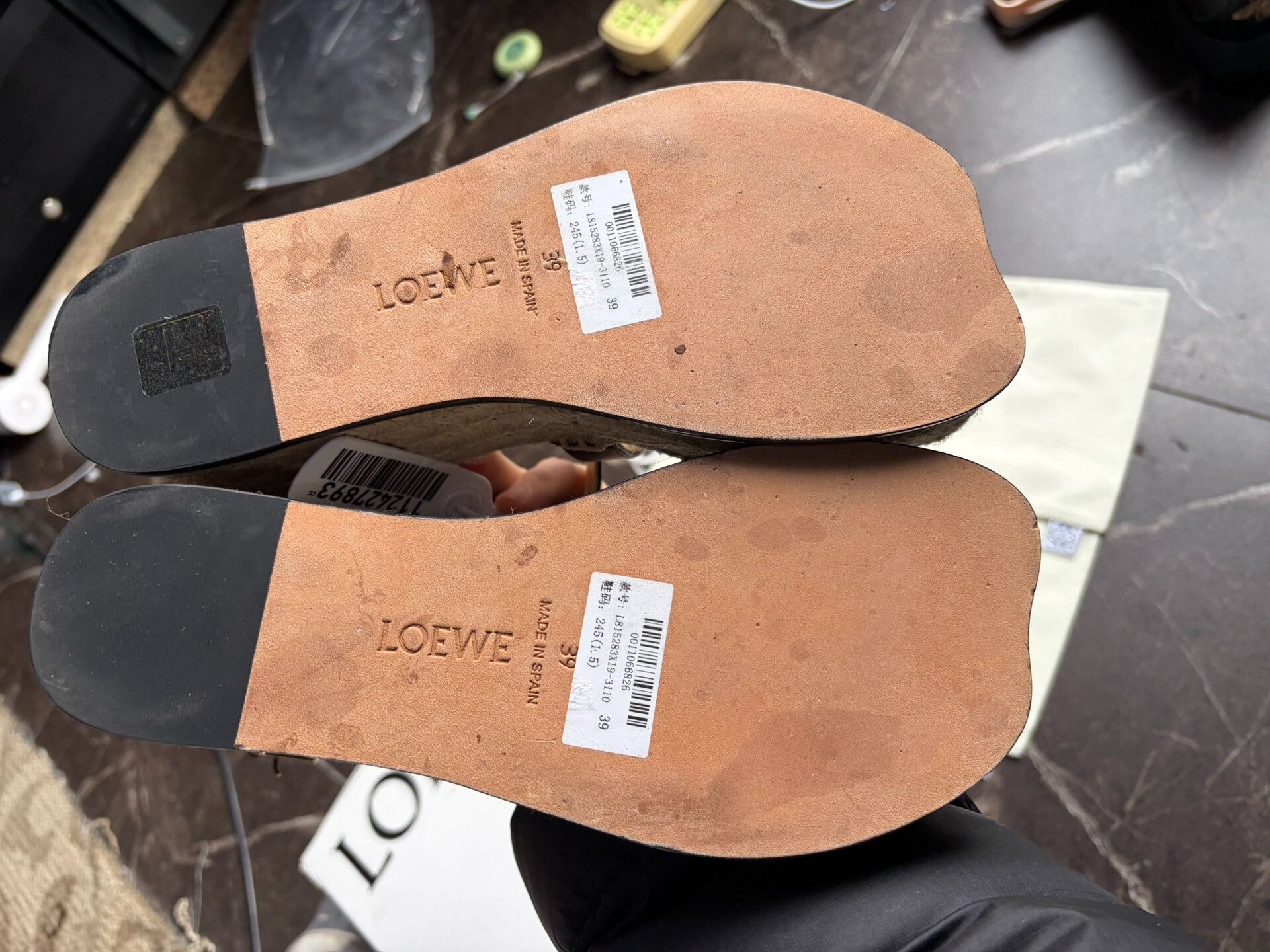 Loewe LOEWE Petal Wedge Slingback Sandals Size US 8 / IT 38 - 6 Thumbnail