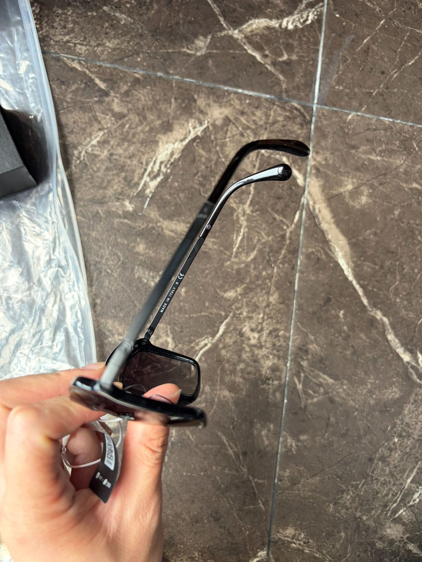 Chanel Chanel Black Double-Layer Sunglasses Size ONE SIZE - 6 Thumbnail