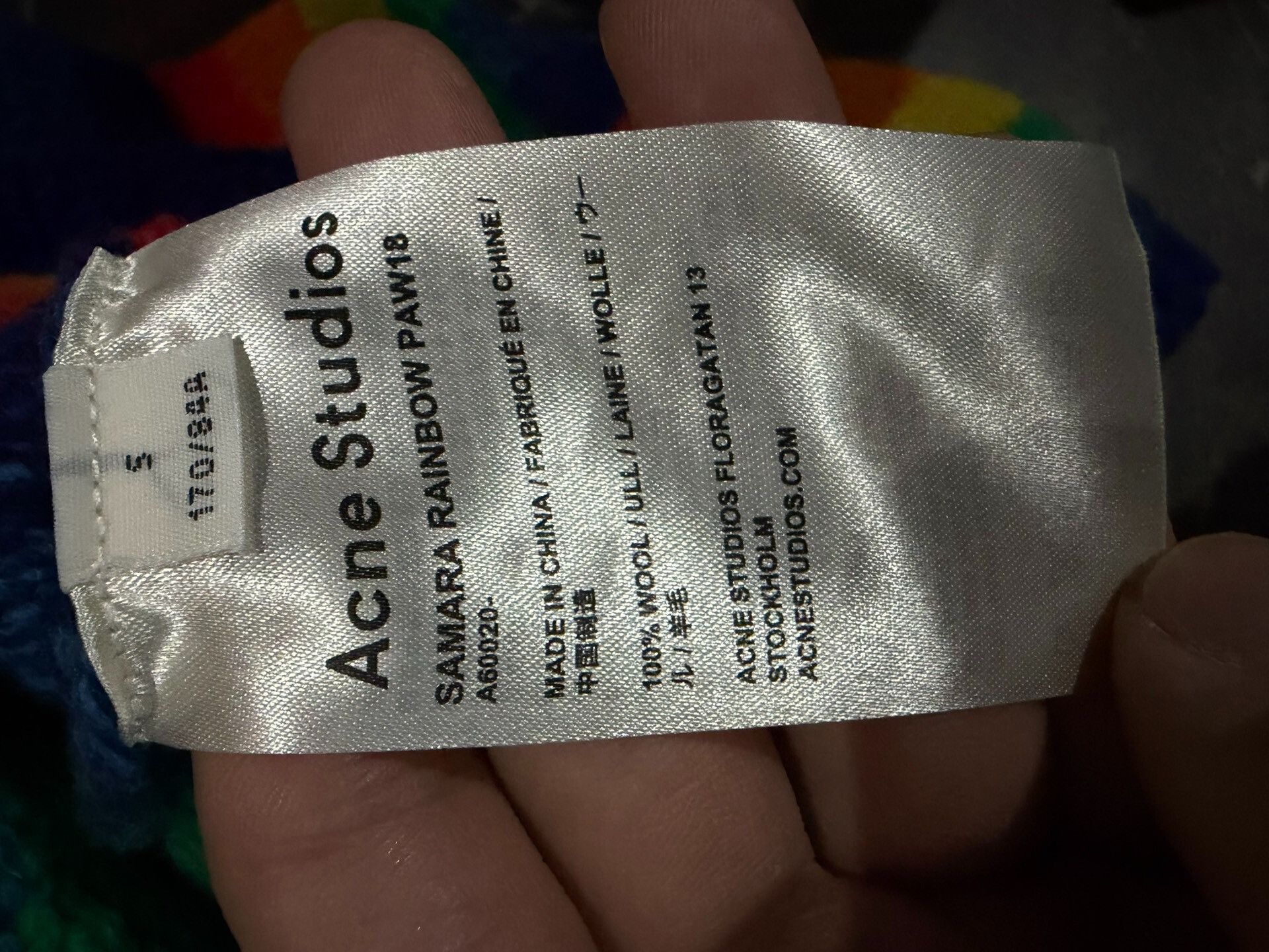 Acne Studios Acne Studios Rainbow Striped Wool Sweater Size S / US 4 / IT 40 - 4 Thumbnail