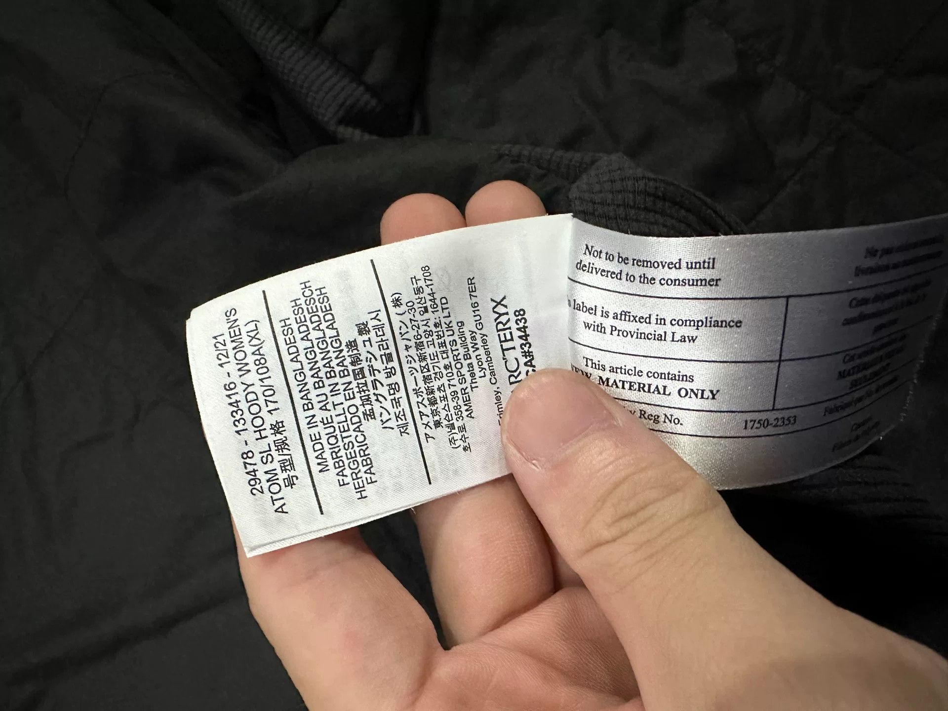 Arc'teryx Arcteryx ATOM Hooded Zipper Jacket Size US XL / EU 56 / 4 - 5 Thumbnail