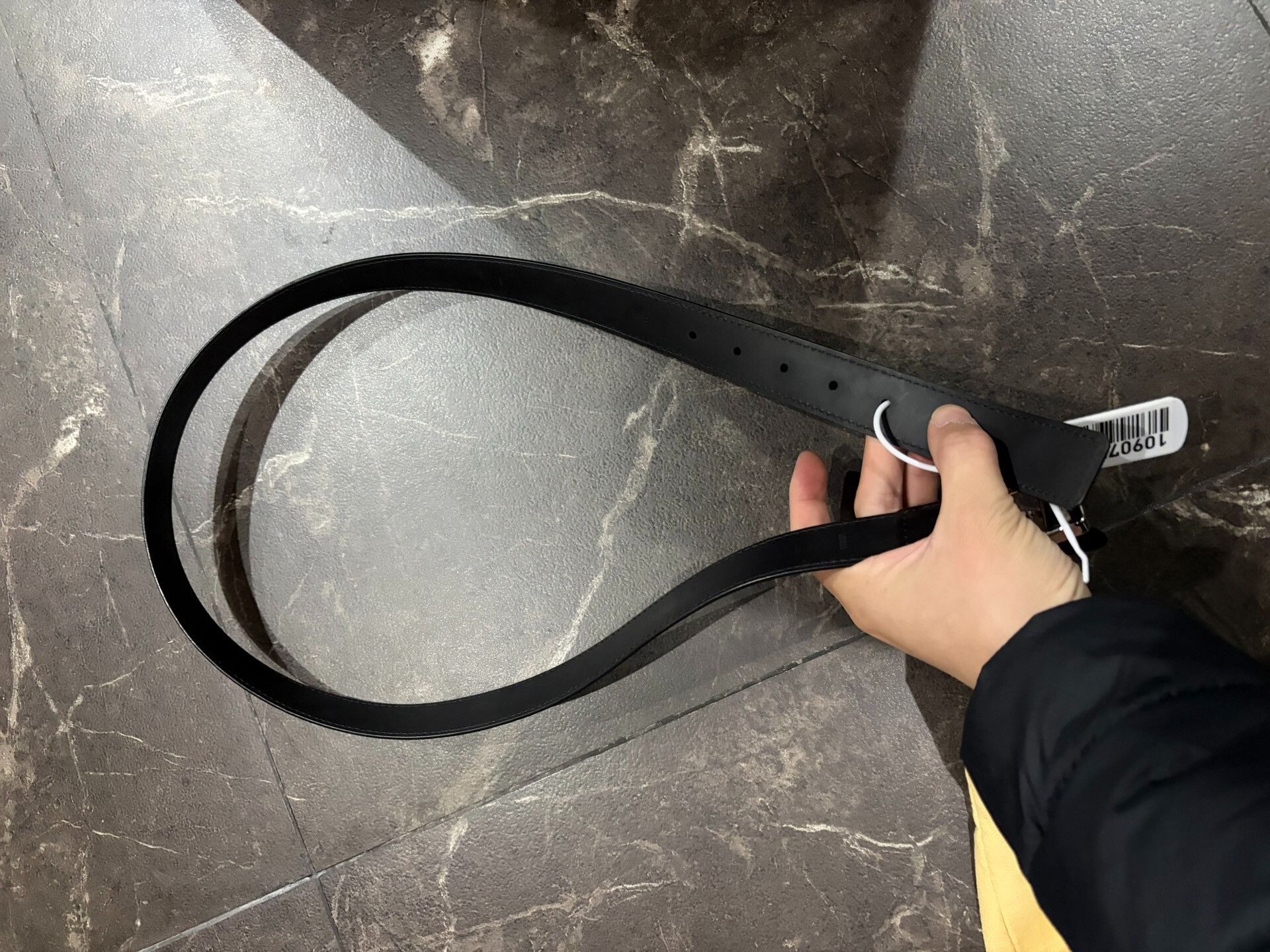 Louis Vuitton LV Mirage Mirror Black Calfskin Belt Size ONE SIZE - 2 Thumbnail