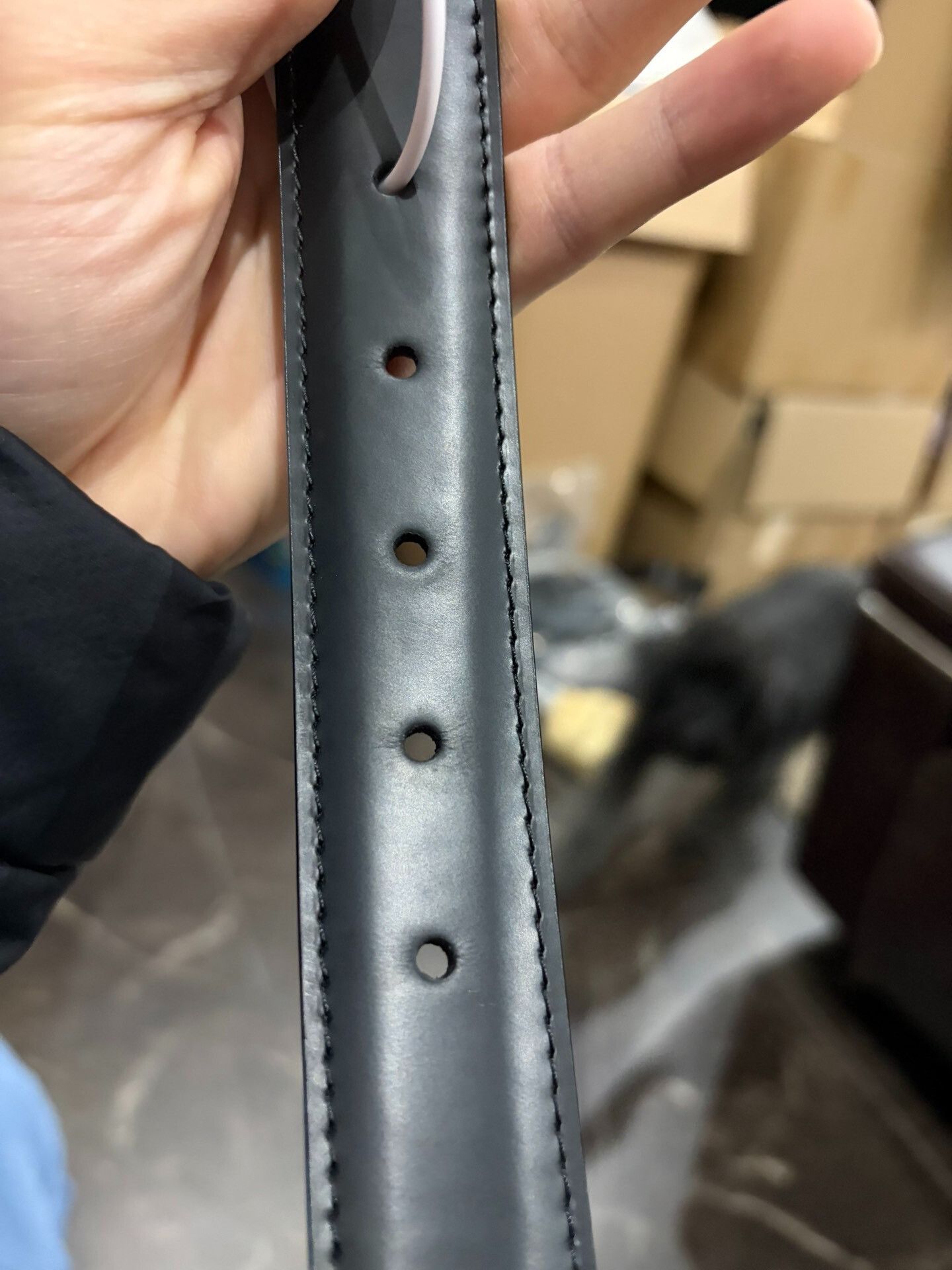 Louis Vuitton LV Mirage Mirror Black Calfskin Belt Size ONE SIZE - 5 Thumbnail