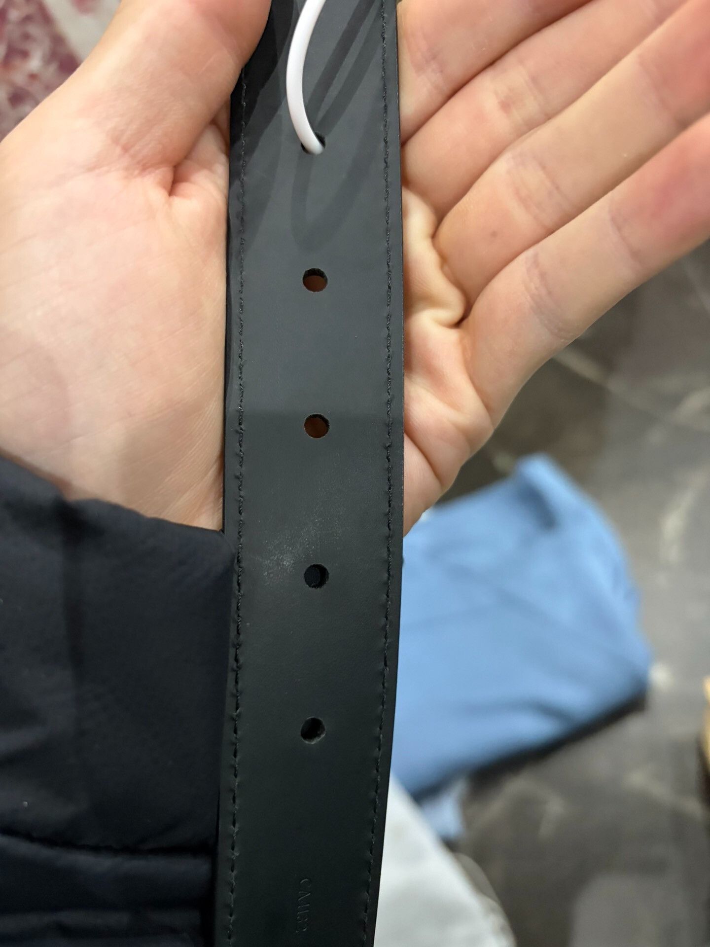 Louis Vuitton LV Mirage Mirror Black Calfskin Belt Size ONE SIZE - 6 Thumbnail