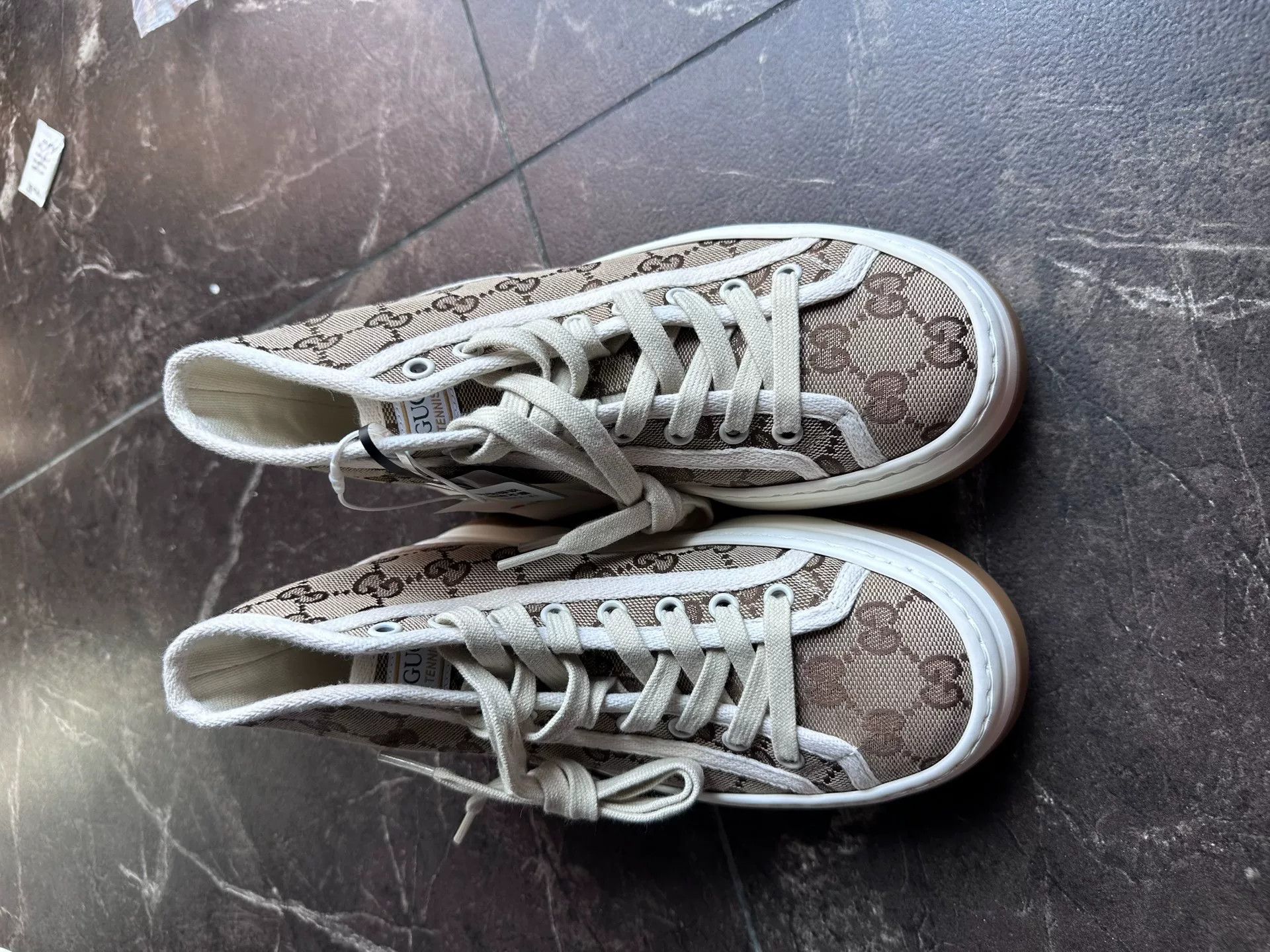 Gucci Gucci Logo High-Top Thick Sole Sneakers Size US 4 / IT 34 - 2 Thumbnail