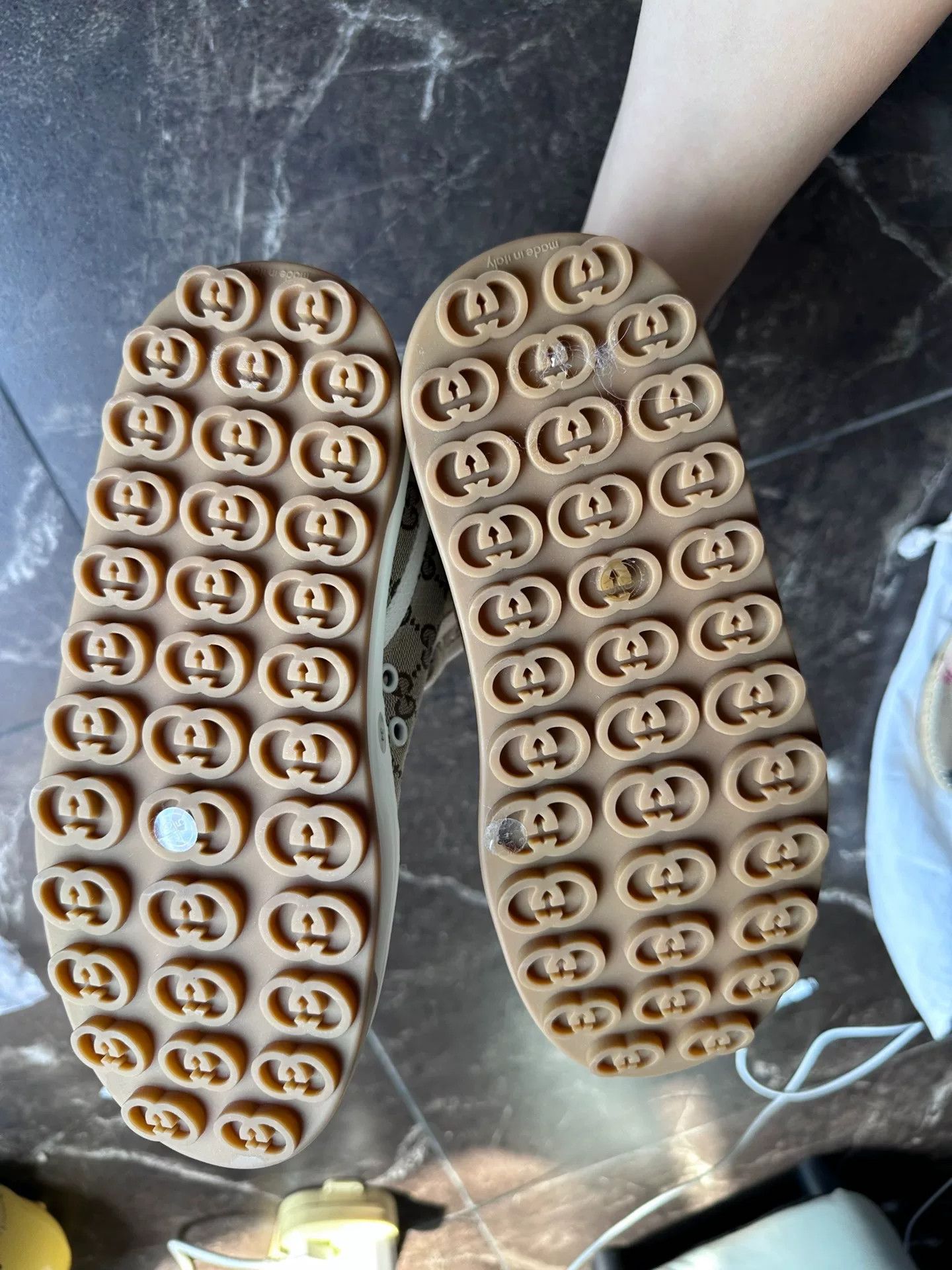 Gucci Gucci Logo High-Top Thick Sole Sneakers Size US 4 / IT 34 - 7 Thumbnail