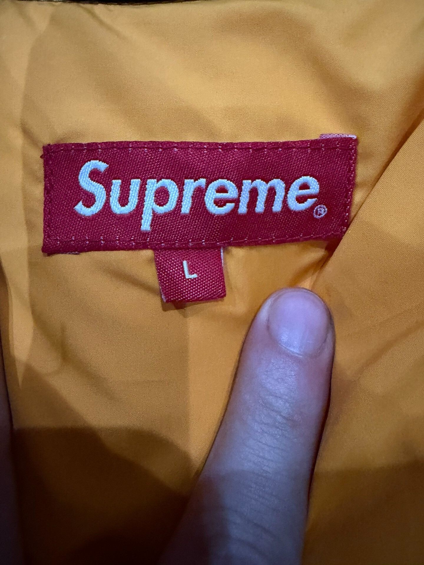 Supreme Supreme 19FW Leather Collar Puffy Jacket Size US L / EU 52-54 / 3 - 3 Thumbnail