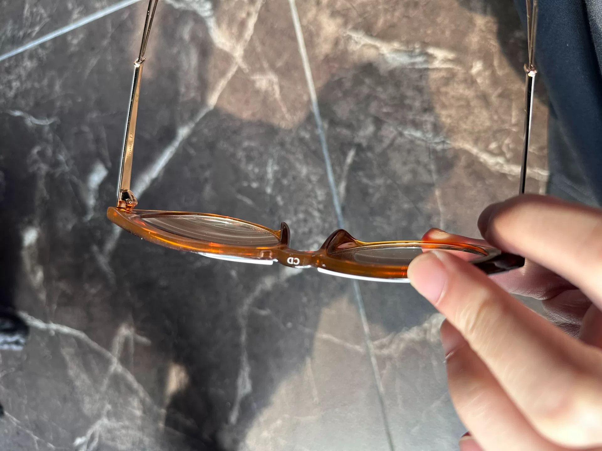 Dior Dior Brown Leopard Print Sunglasses Size ONE SIZE - 5 Thumbnail