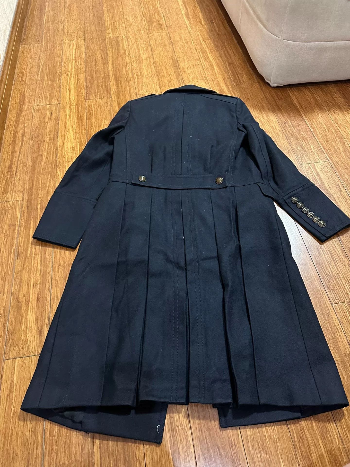 Burberry Burberry Classic Dark Blue Coat Size XXS / US 00 / IT 34 - 7 Thumbnail