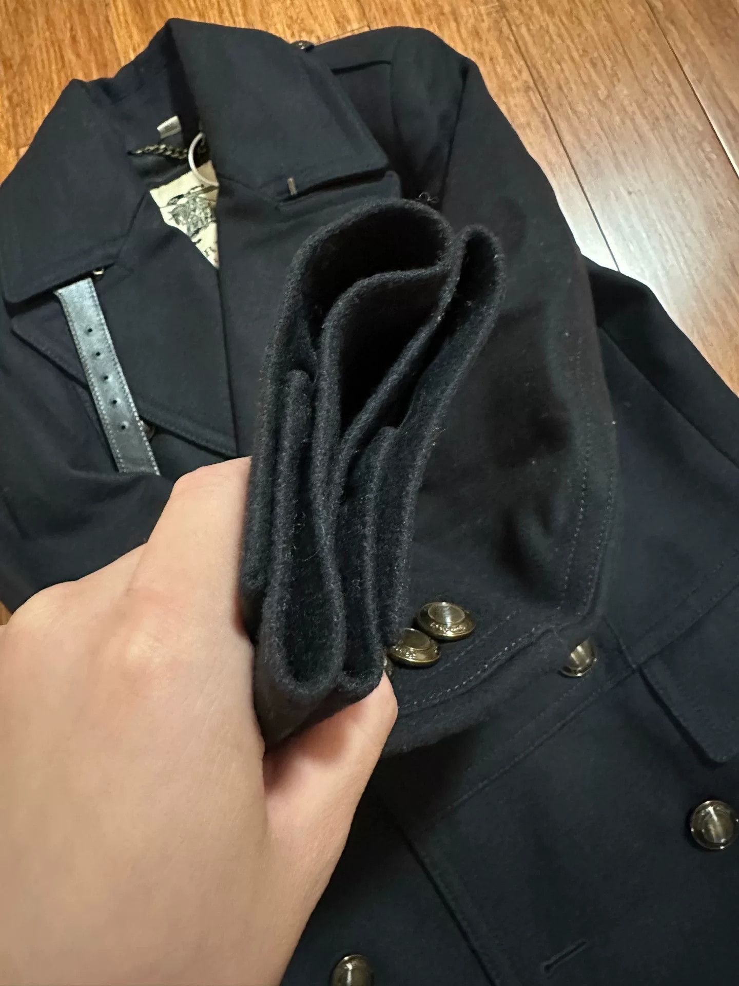 Burberry Burberry Classic Dark Blue Coat Size XXS / US 00 / IT 34 - 3 Thumbnail