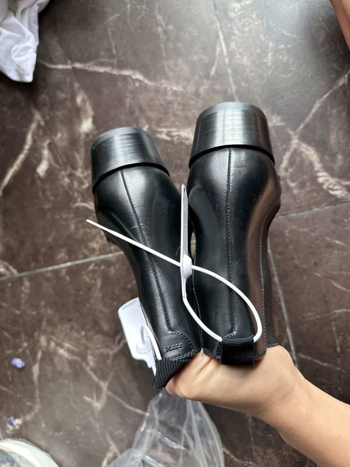 Celine Celine Women's Black Chelsea Boots Size US 7 / IT 37 - 6 Thumbnail