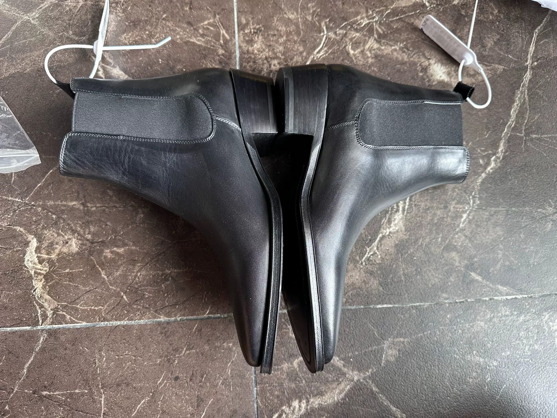 Celine Celine Women's Black Chelsea Boots Size US 7 / IT 37 - 4 Thumbnail