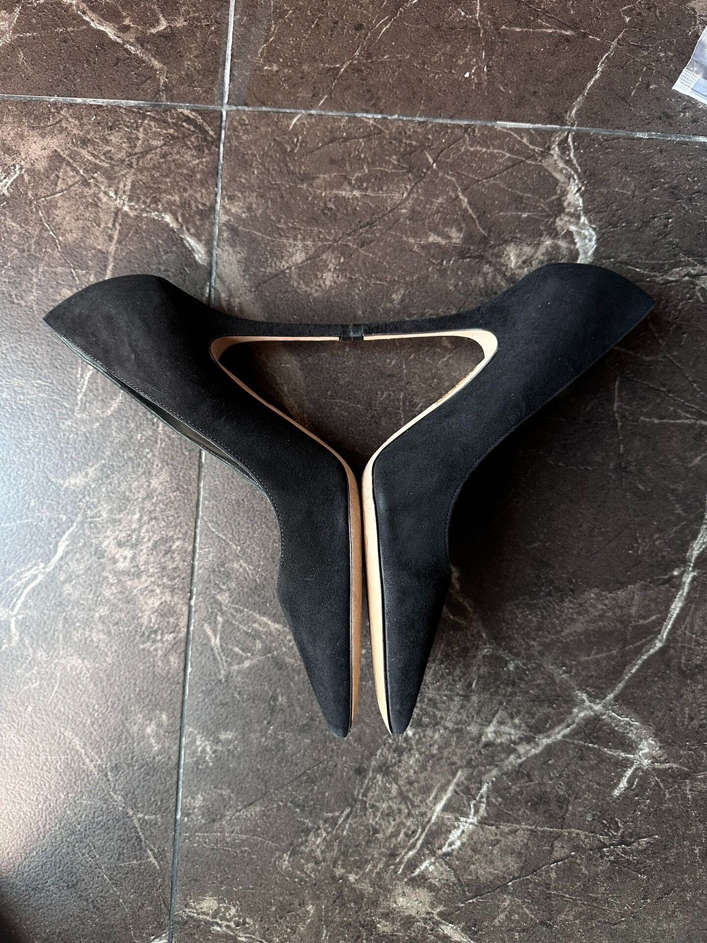 Dior Dior Black Suede High-Heel Shoes Size 37 Size US 6 / IT 36 - 3 Thumbnail