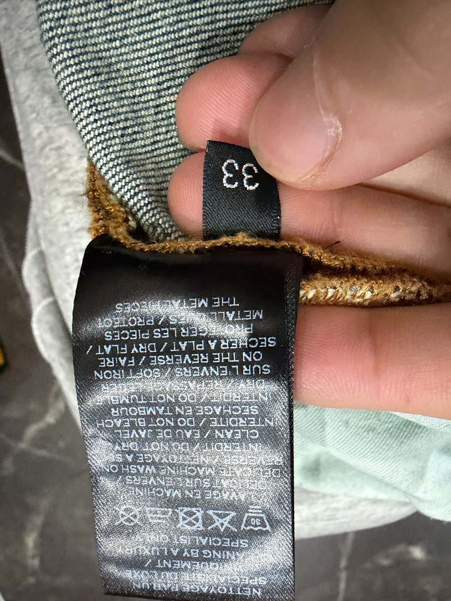 Balmain Balmain Blue Distressed Men's Jeans 33 Size US 33 - 6 Thumbnail