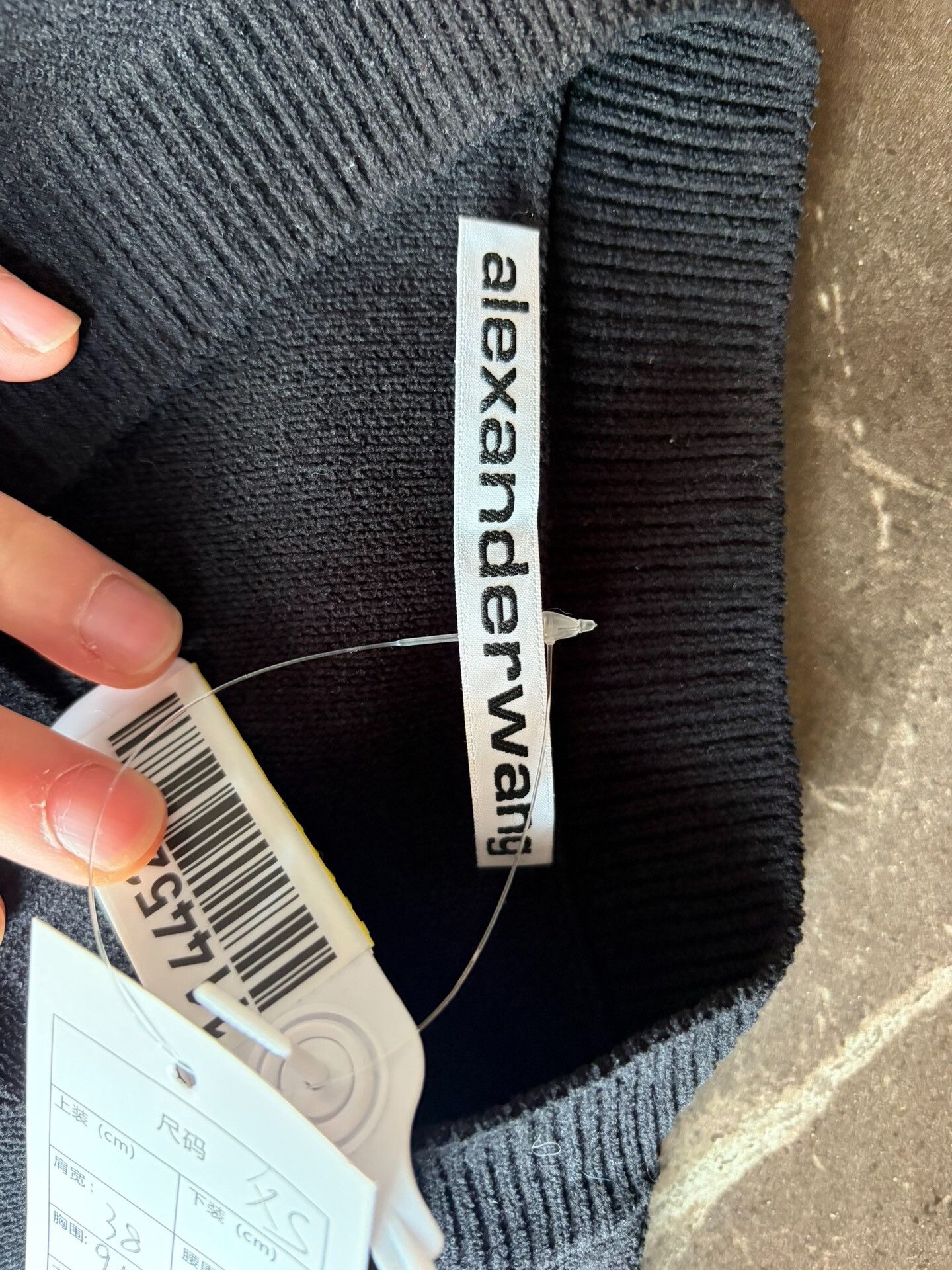 Alexander Wang Alexander Wang V-Neck Slim Black Vest Size XS / US 0-2 / IT 36-38 - 3 Thumbnail