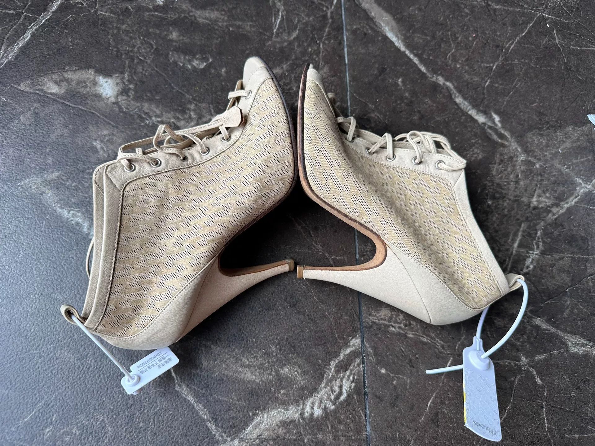 Hermes Hermes Women's Peep-Toe Shoes Size US 6.5 / IT 36.5 - 4 Thumbnail