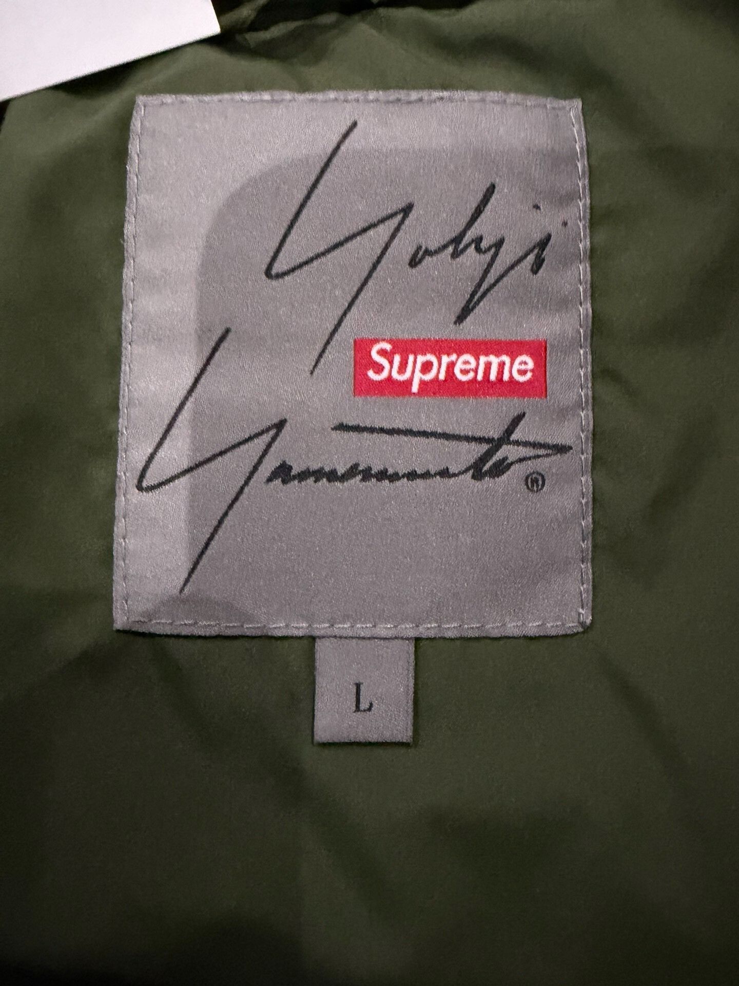 Yohji Yamamoto Supreme x Yohji Yamamoto Down Jacket Size US L / EU 52-54 / 3 - 3 Thumbnail