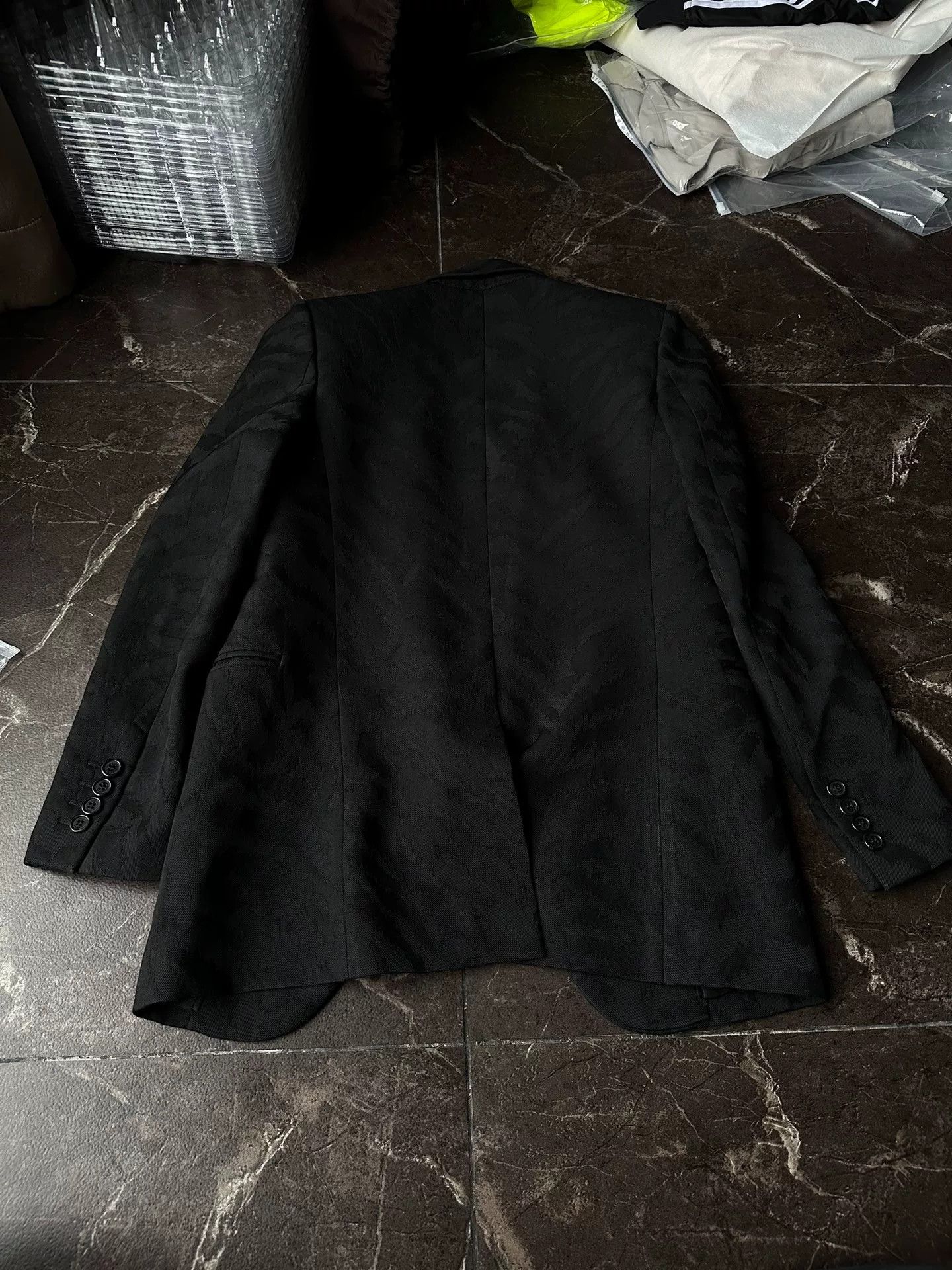 Hedi Slimane Saint Laurent Hedi Textured Weave Blazer Size XXS / US 00 / IT 34 - 7 Thumbnail