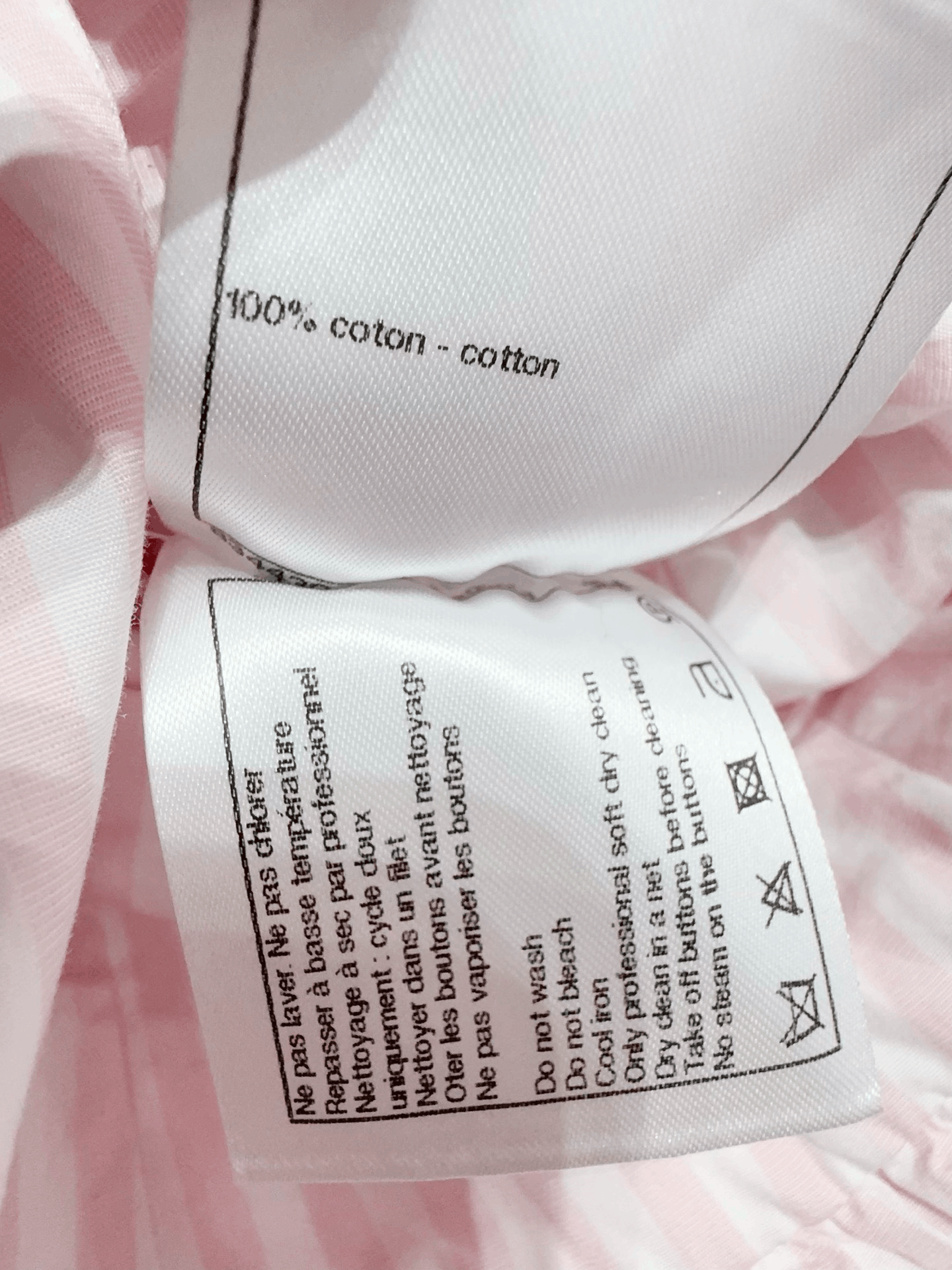 Chanel Chanel Women's Pink Shirt Size XXS / US 00 / IT 34 - 6 Thumbnail