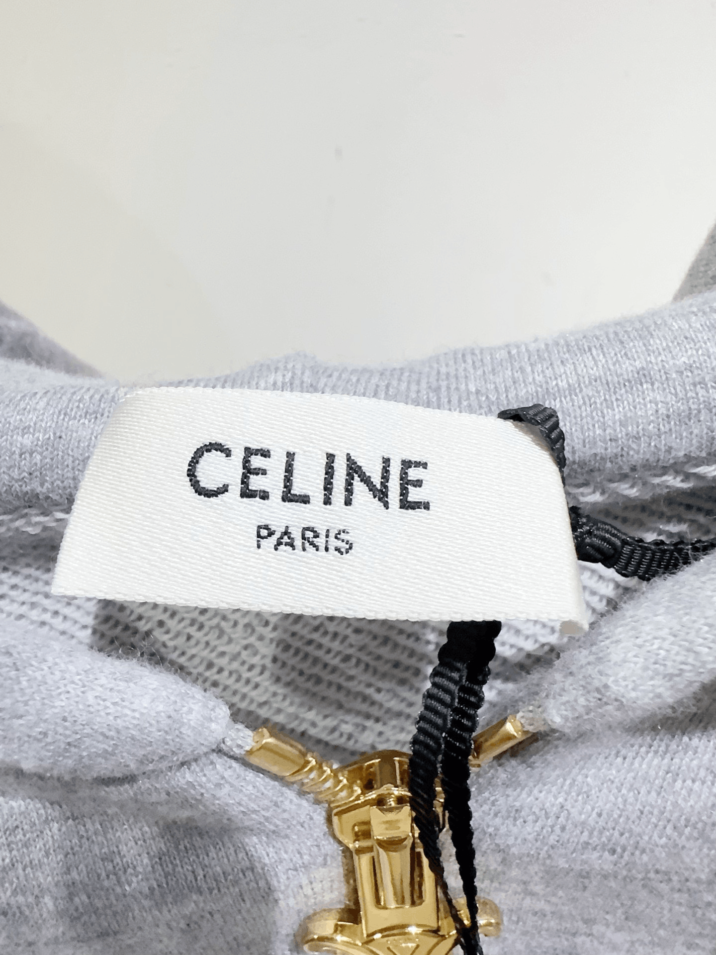 Celine Celine Gray Sweatshirt Size XS / US 0-2 / IT 36-38 - 2 Thumbnail