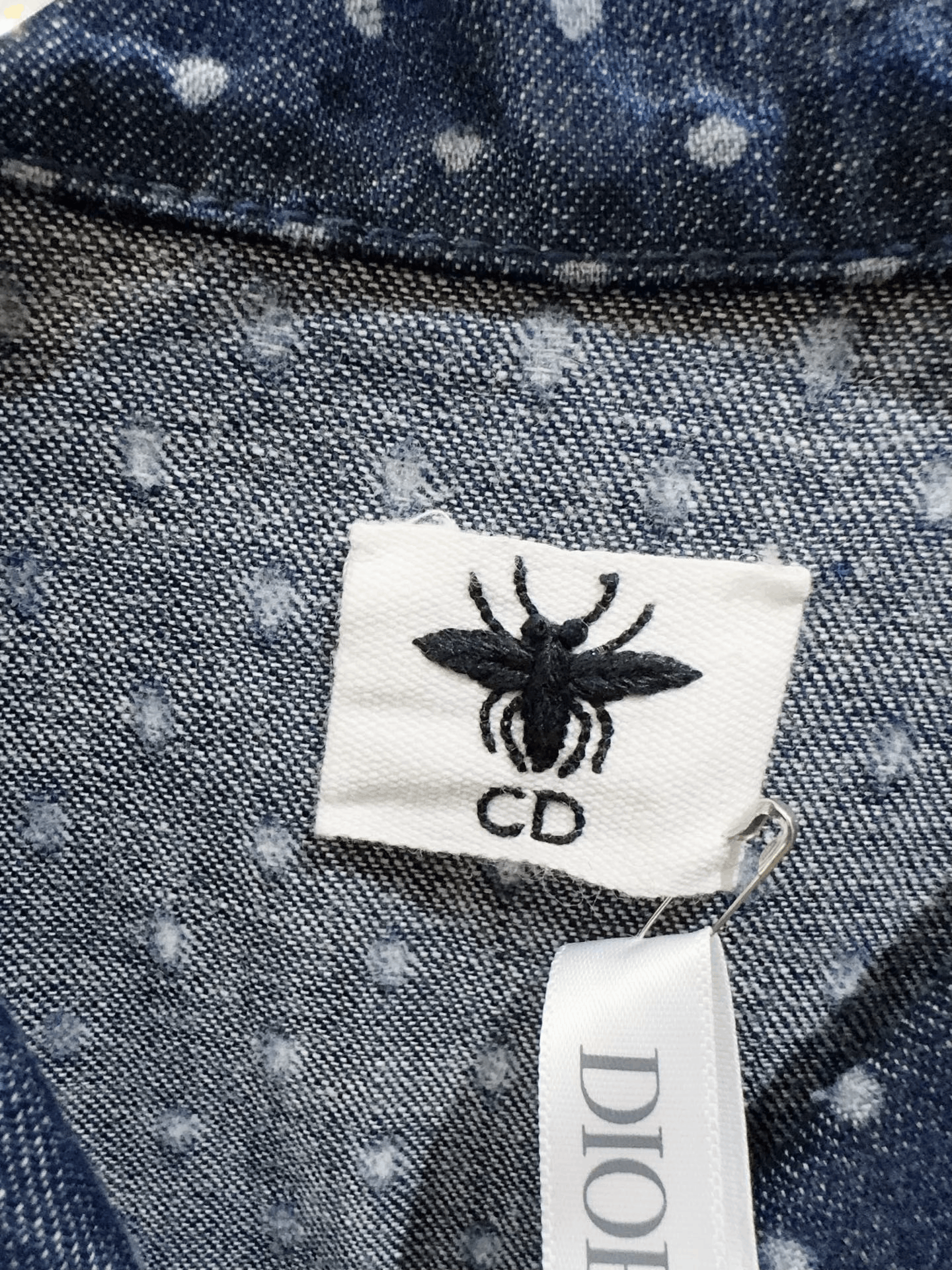 Dior Dior Small Bee Denim Vest Size XS / US 0-2 / IT 36-38 - 2 Thumbnail