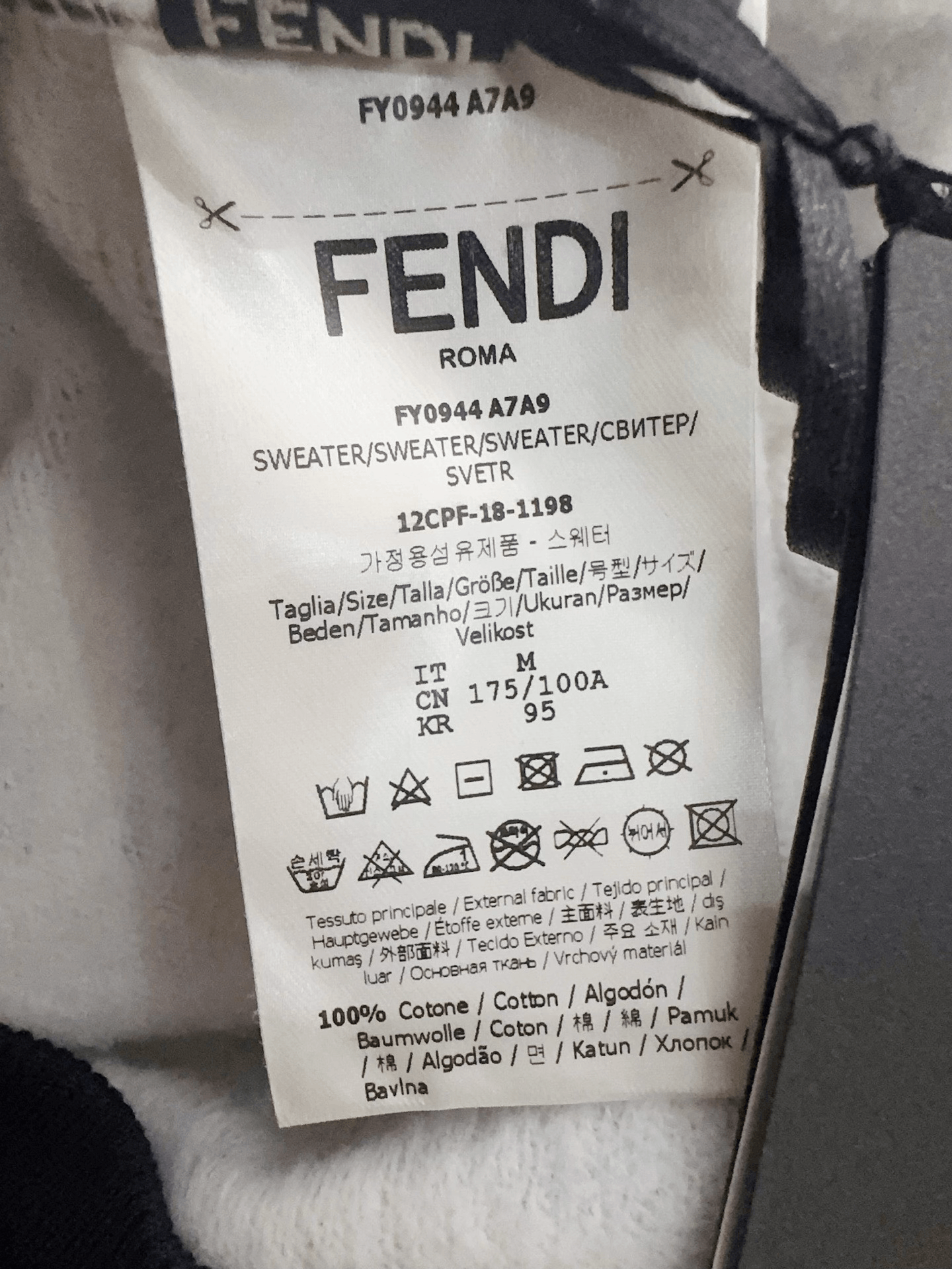 Fendi Fendi Sweatshirt Size US M / EU 48-50 / 2 - 5 Thumbnail