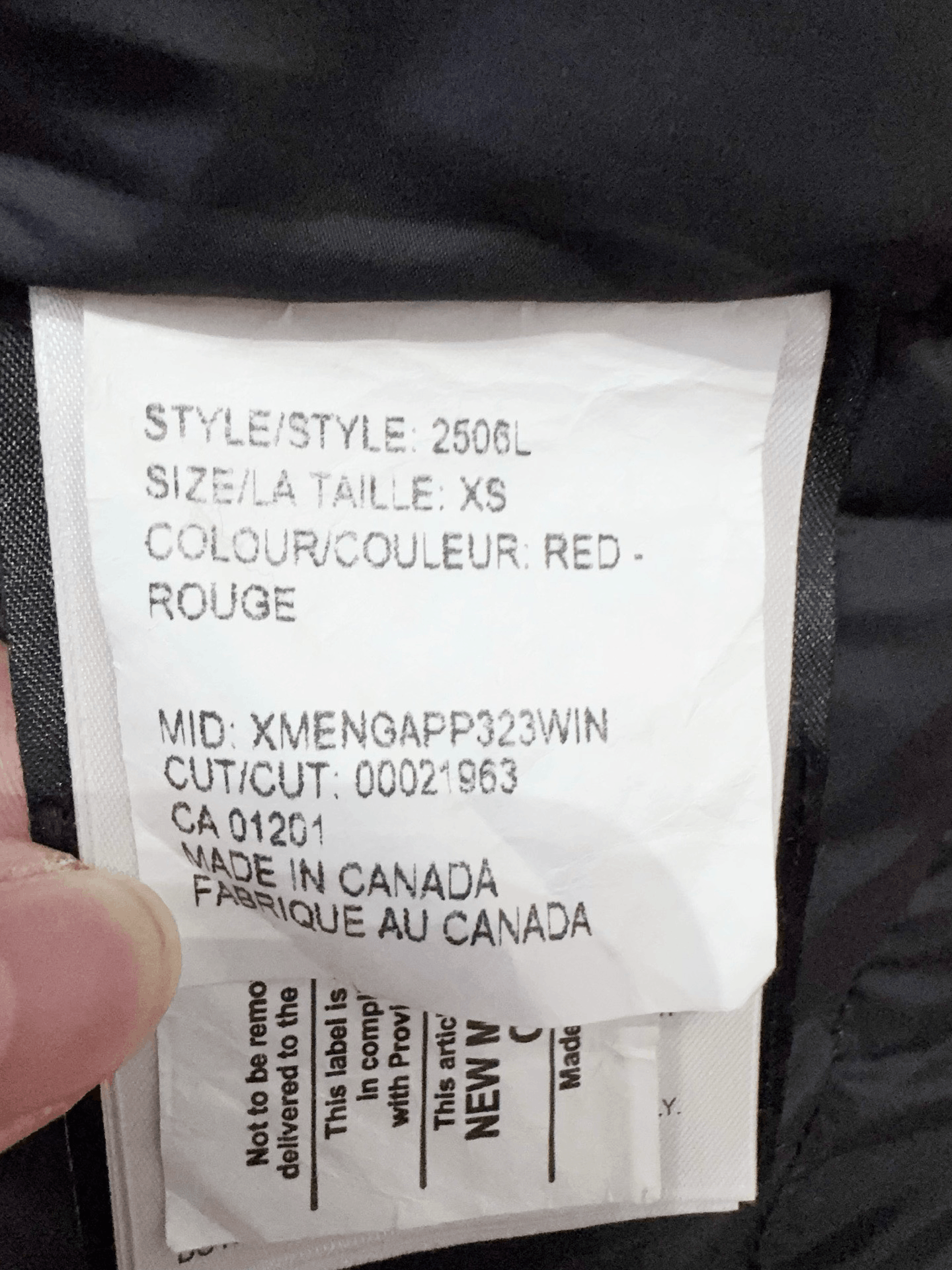 Canada Goose Canada Goose Red Down Jacket Size XS / US 0-2 / IT 36-38 - 5 Thumbnail