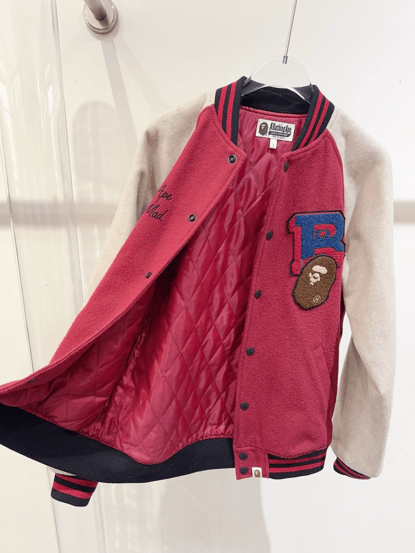 Bape Bape Padded Baseball Jacket Size US S / EU 44-46 / 1 - 4 Thumbnail