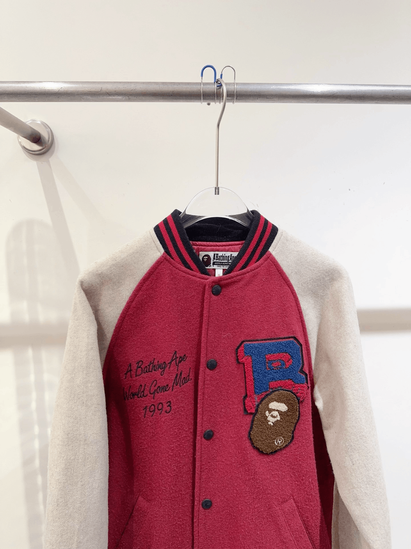 Bape Bape Padded Baseball Jacket Size US S / EU 44-46 / 1 - 2 Thumbnail