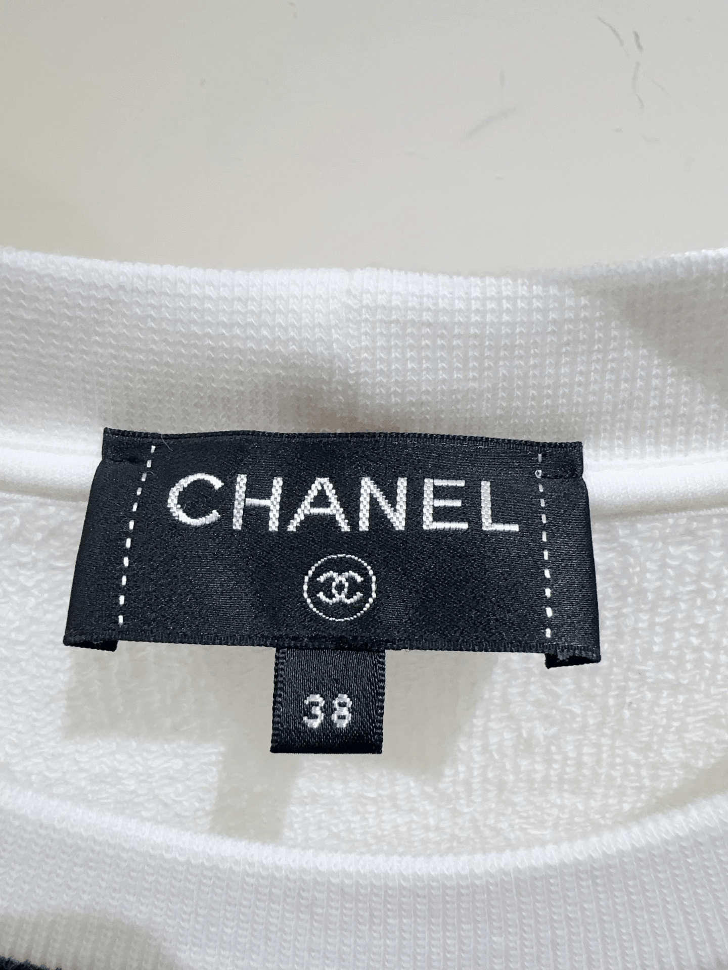 Chanel Chanel Large Double C Logo Sweatshirt Size S / US 4 / IT 40 - 2 Thumbnail