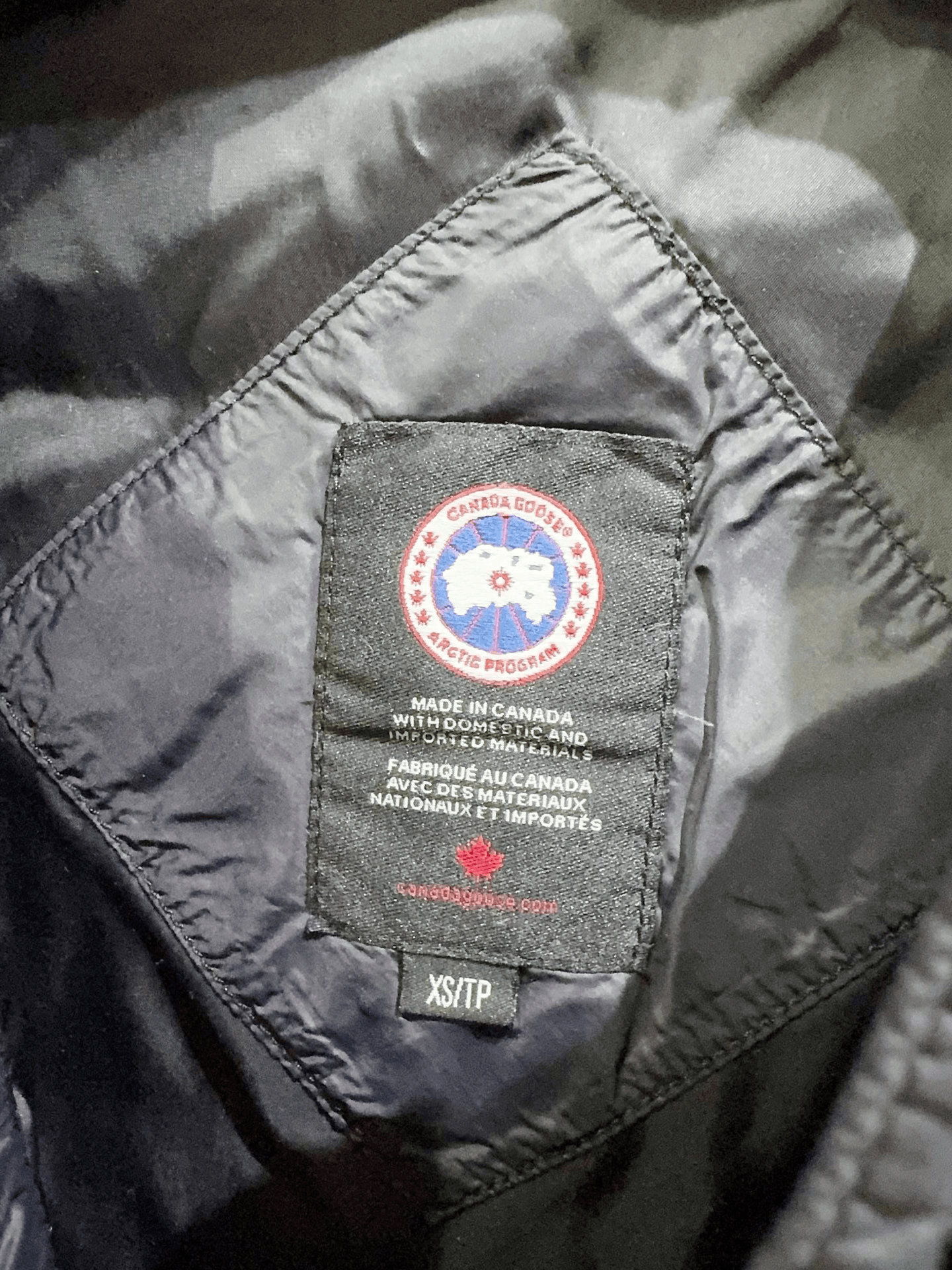 Canada Goose Canada Goose Dark Blue Down Jacket Size XS / US 0-2 / IT 36-38 - 3 Thumbnail
