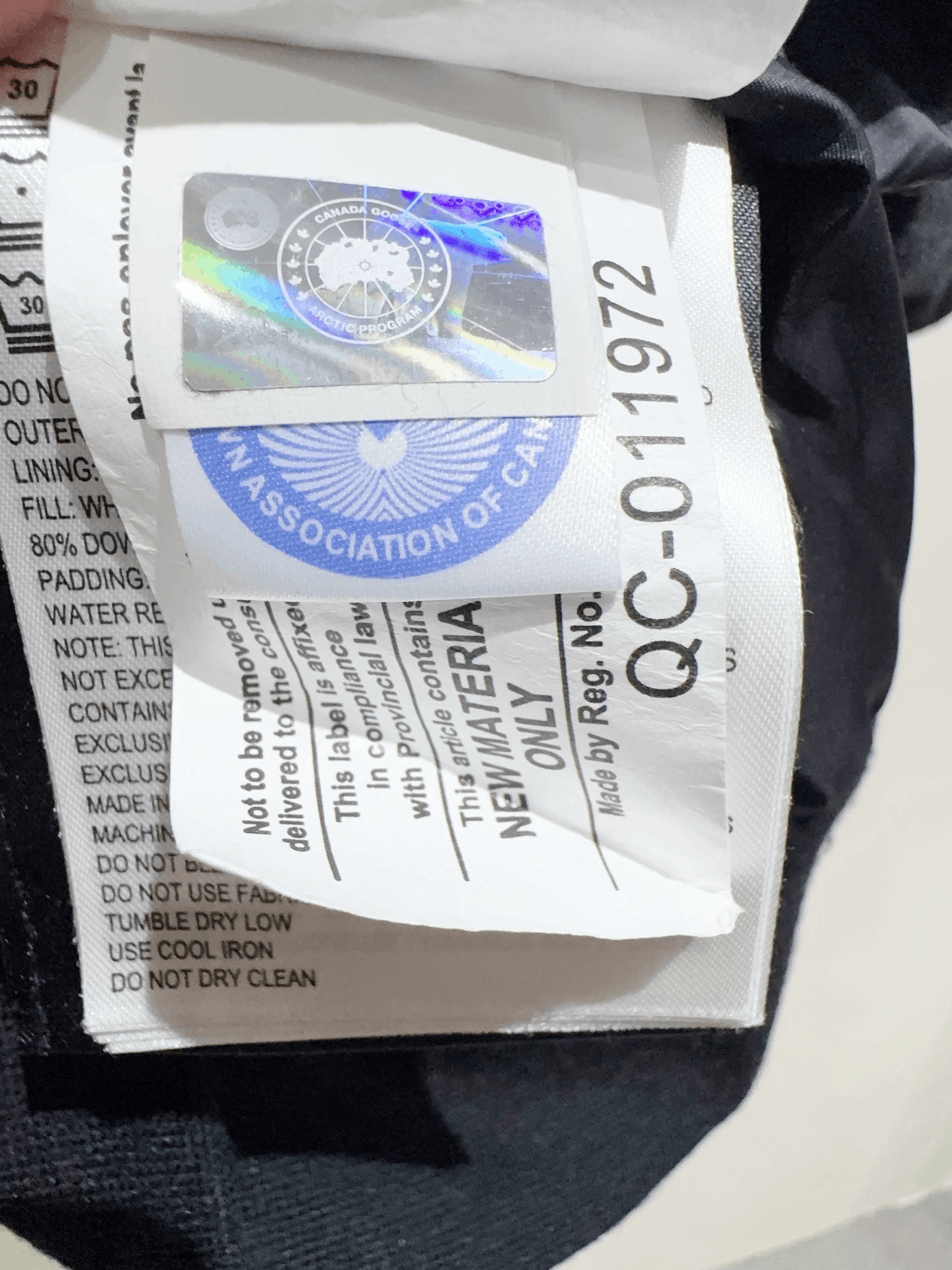 Canada Goose Canada Goose Dark Blue Down Jacket Size XS / US 0-2 / IT 36-38 - 5 Thumbnail