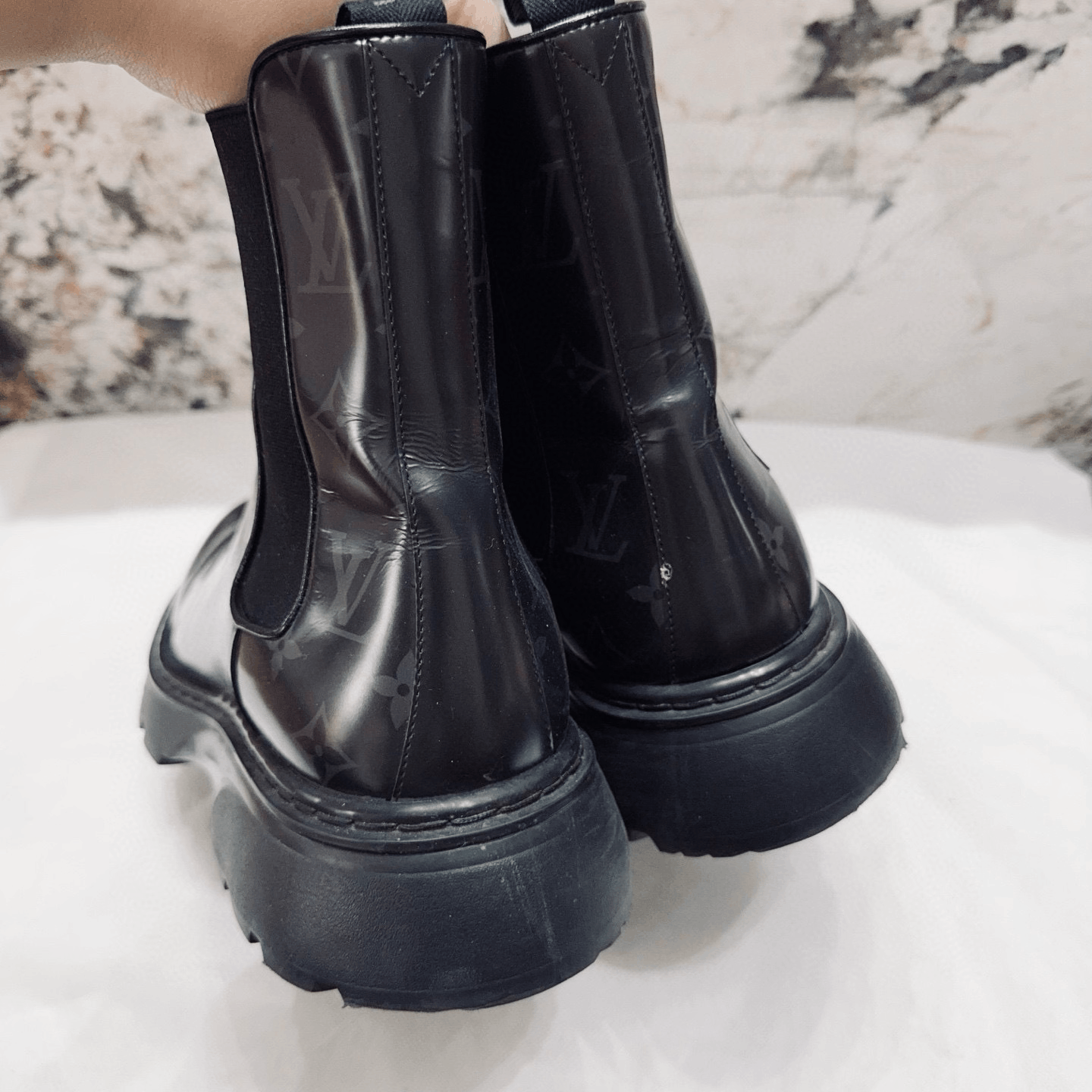 Louis Vuitton Louis Vuitton Monogram Ankle Boots Size US 7.5 / EU 40-41 - 4 Thumbnail