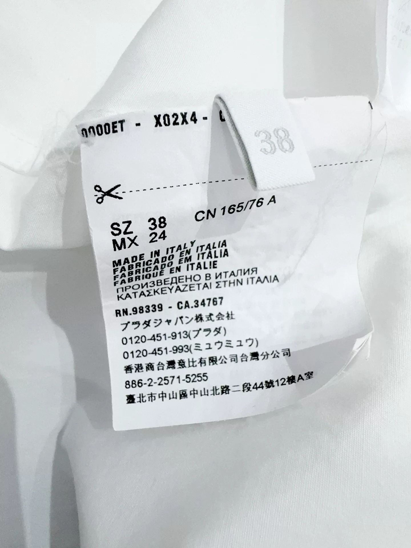 Prada Prada Ribbon Shirt Size S / US 4 / IT 40 - 4 Thumbnail