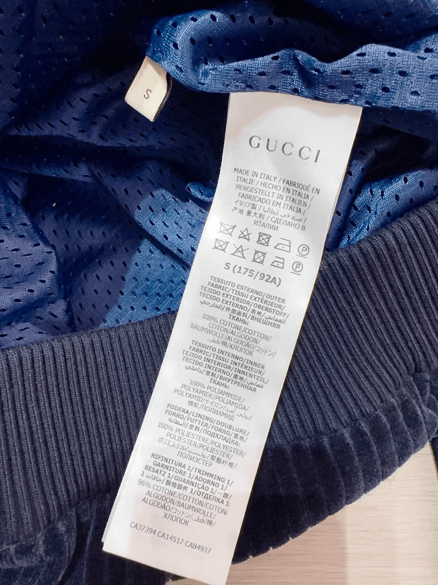 Gucci Gucci Blue Velvet Coat Size US S / EU 44-46 / 1 - 5 Thumbnail